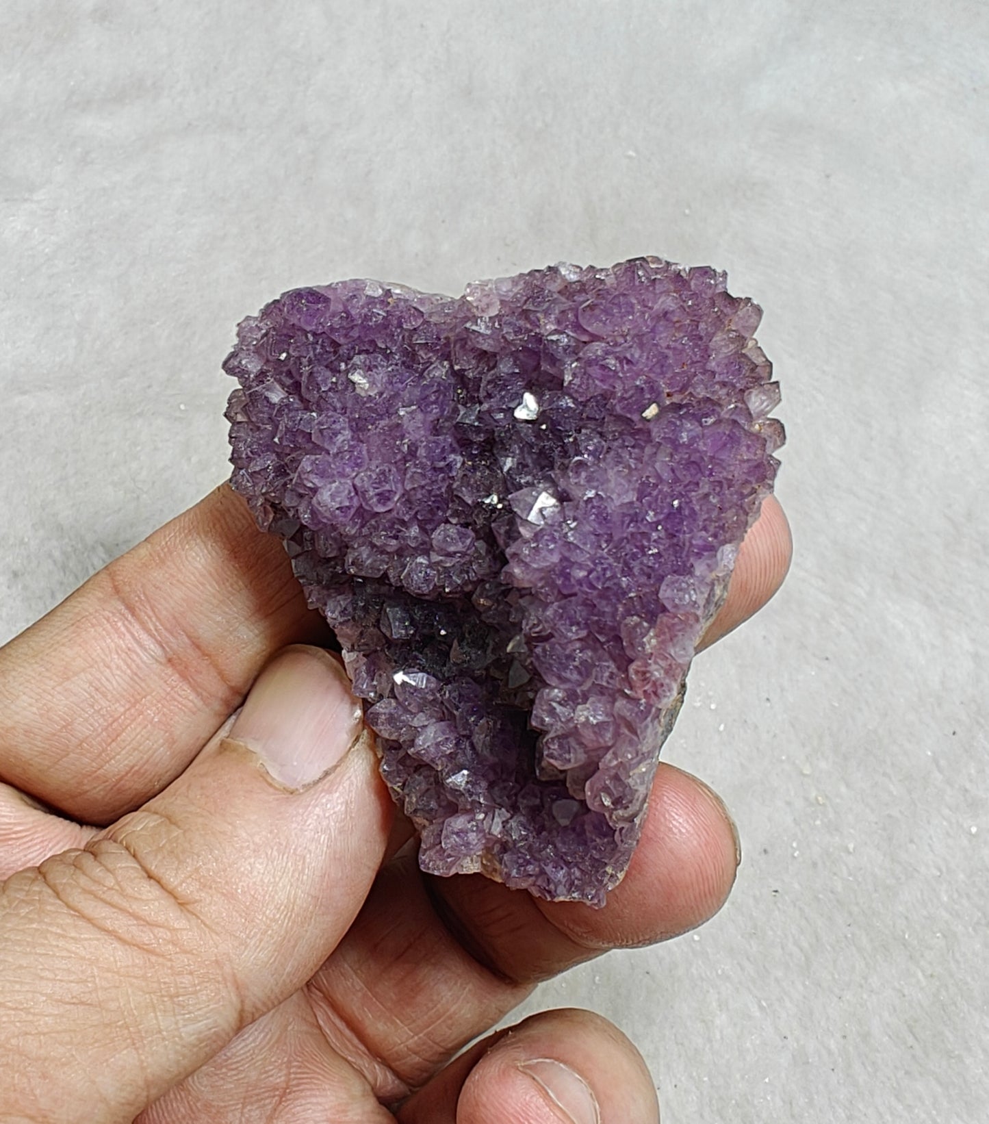 Natural Drusy Amethyst Cluster 65 grams