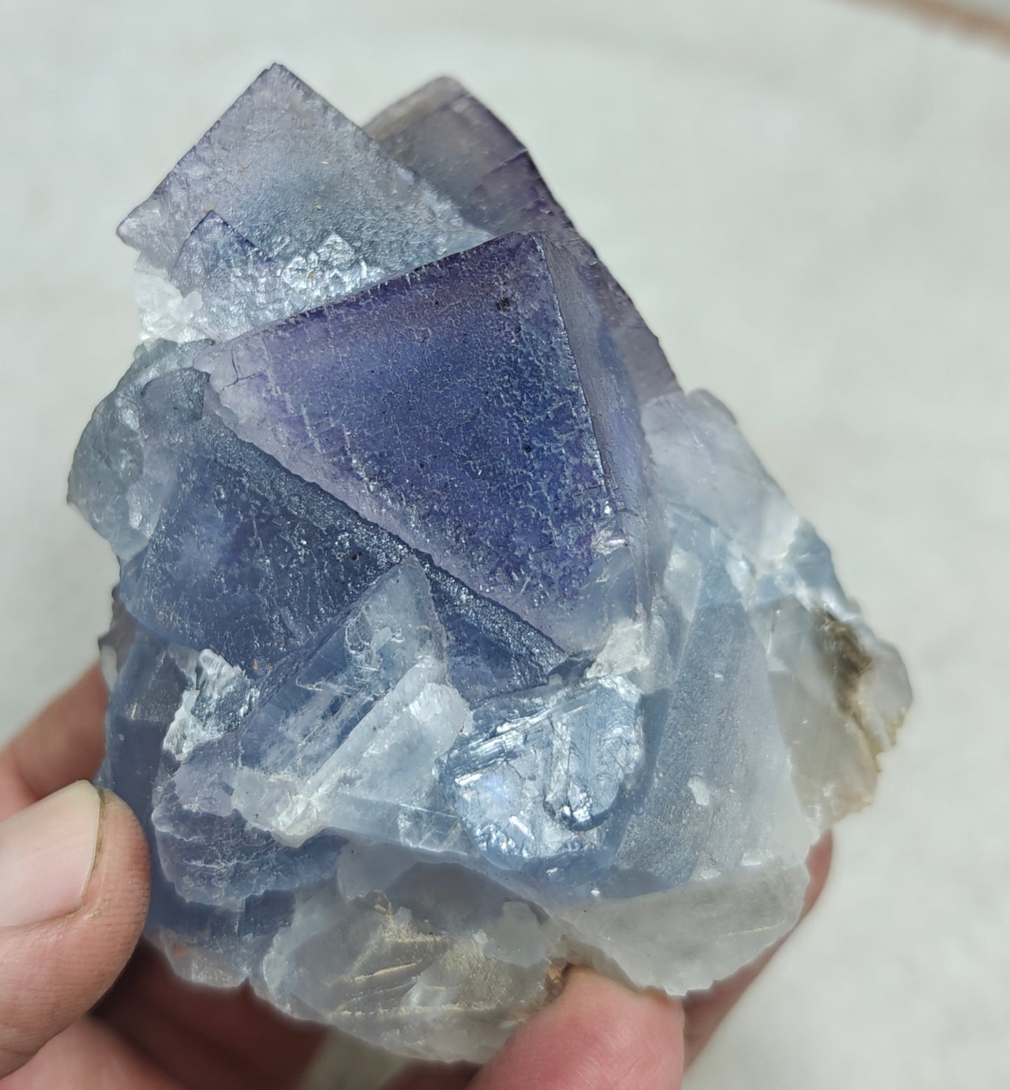 Purple and Blue Fluorite 420 grams