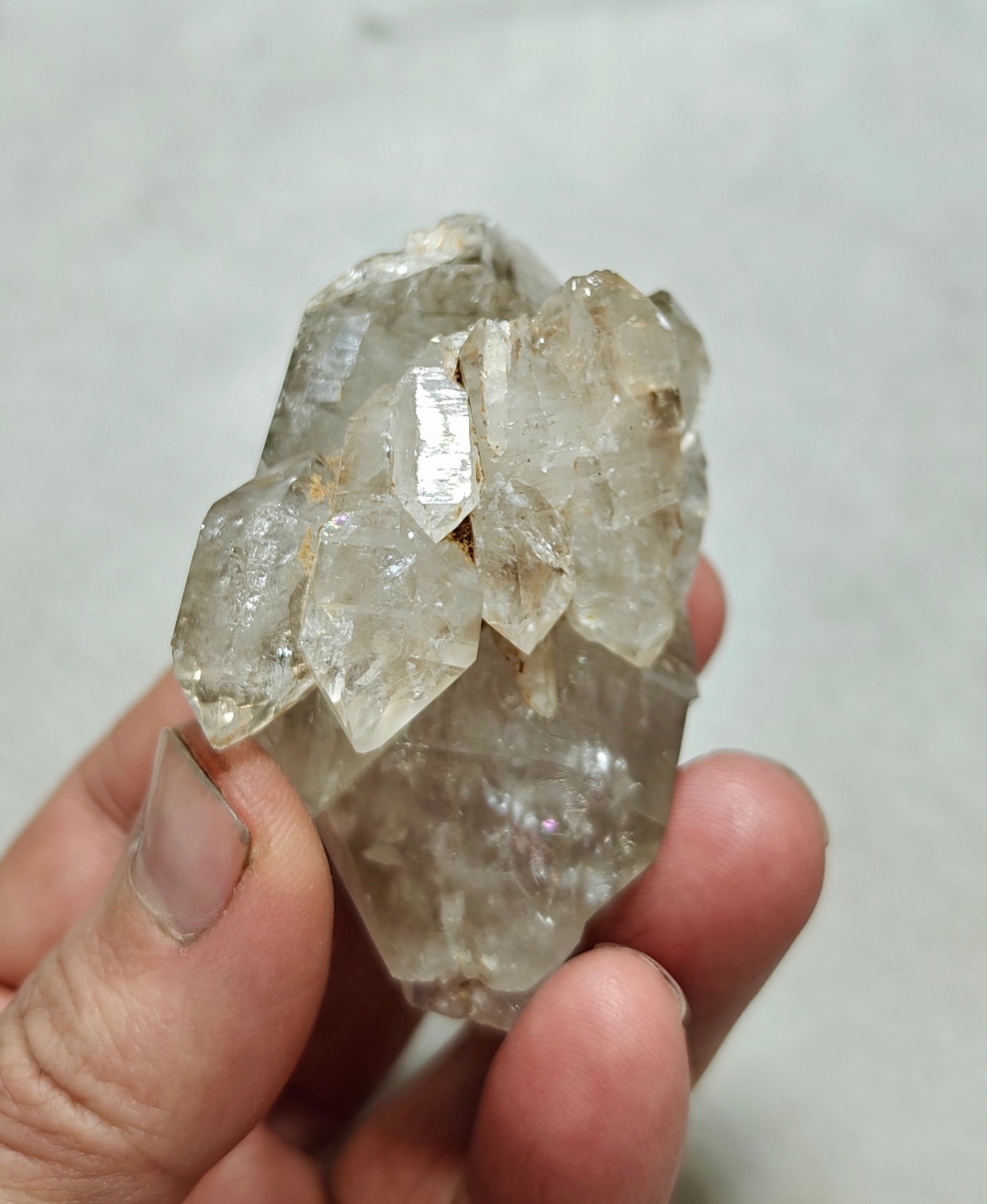 Double terminated skeletal quartz crystal 145 grams