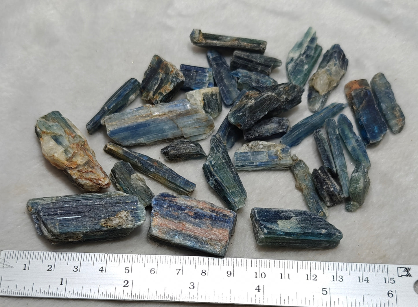 Natural kyanite crystals collection 200 grams