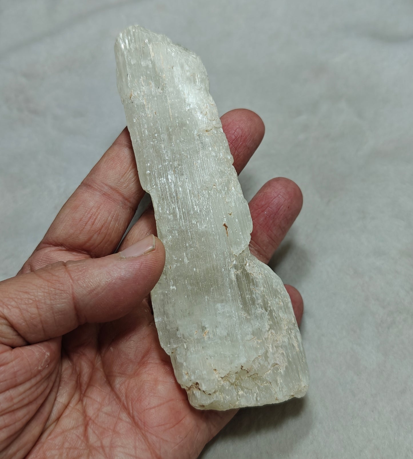 Terminated spodumene crystal 208 grams