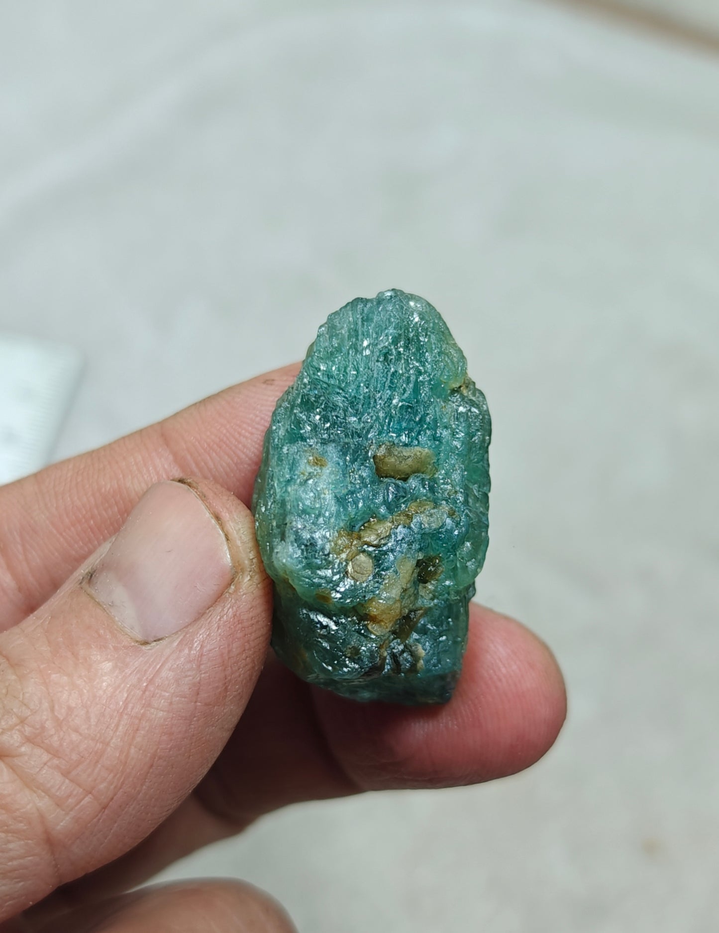 Single beautiful natural rare Grandidierite rough piece 22 grams