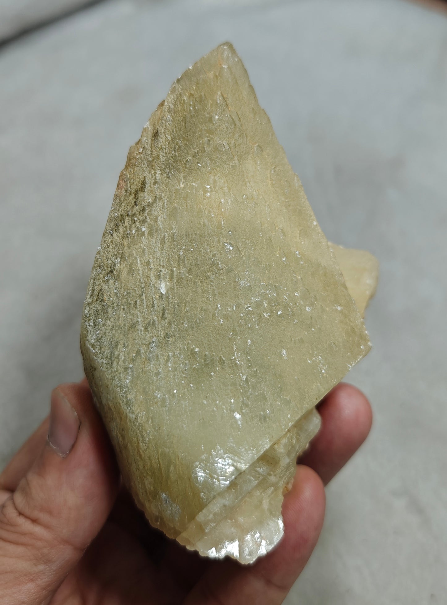 Natural Dogteeth calcite crystal 419 grams