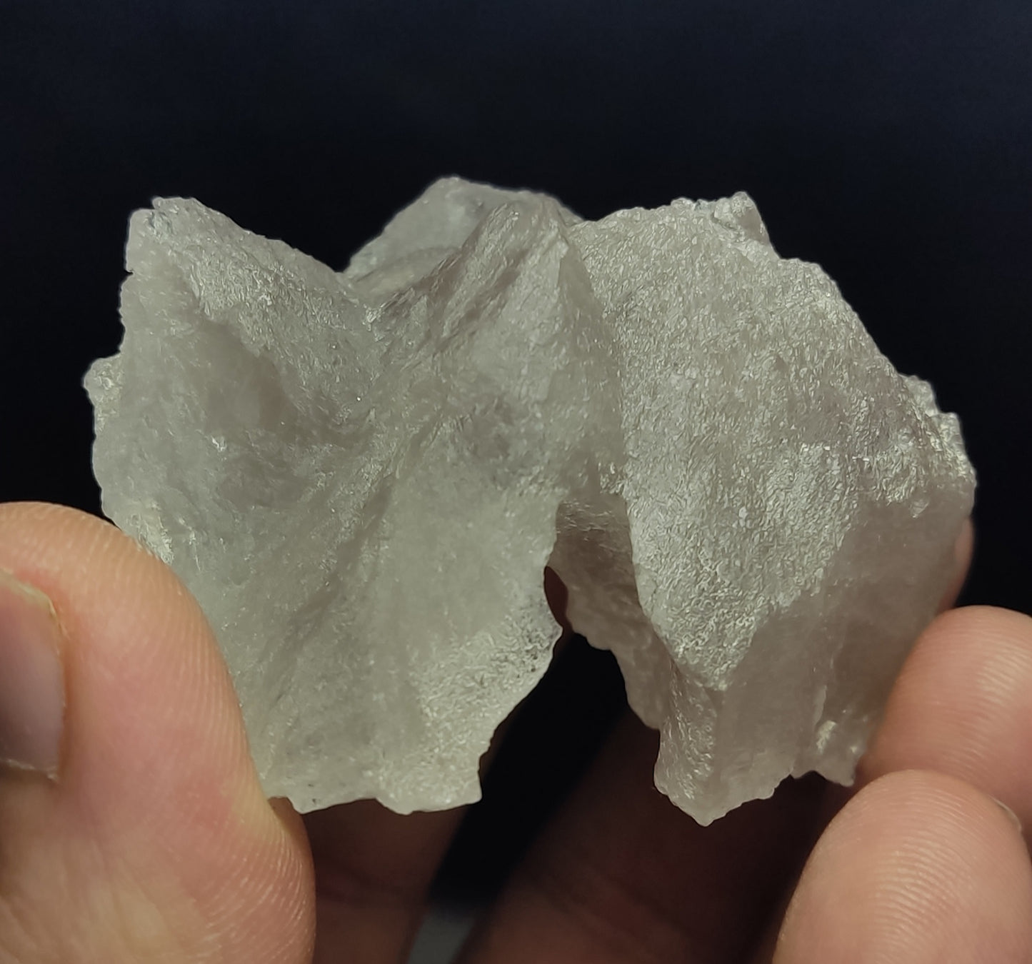 Natural fully etched smoky quartz 90 grams