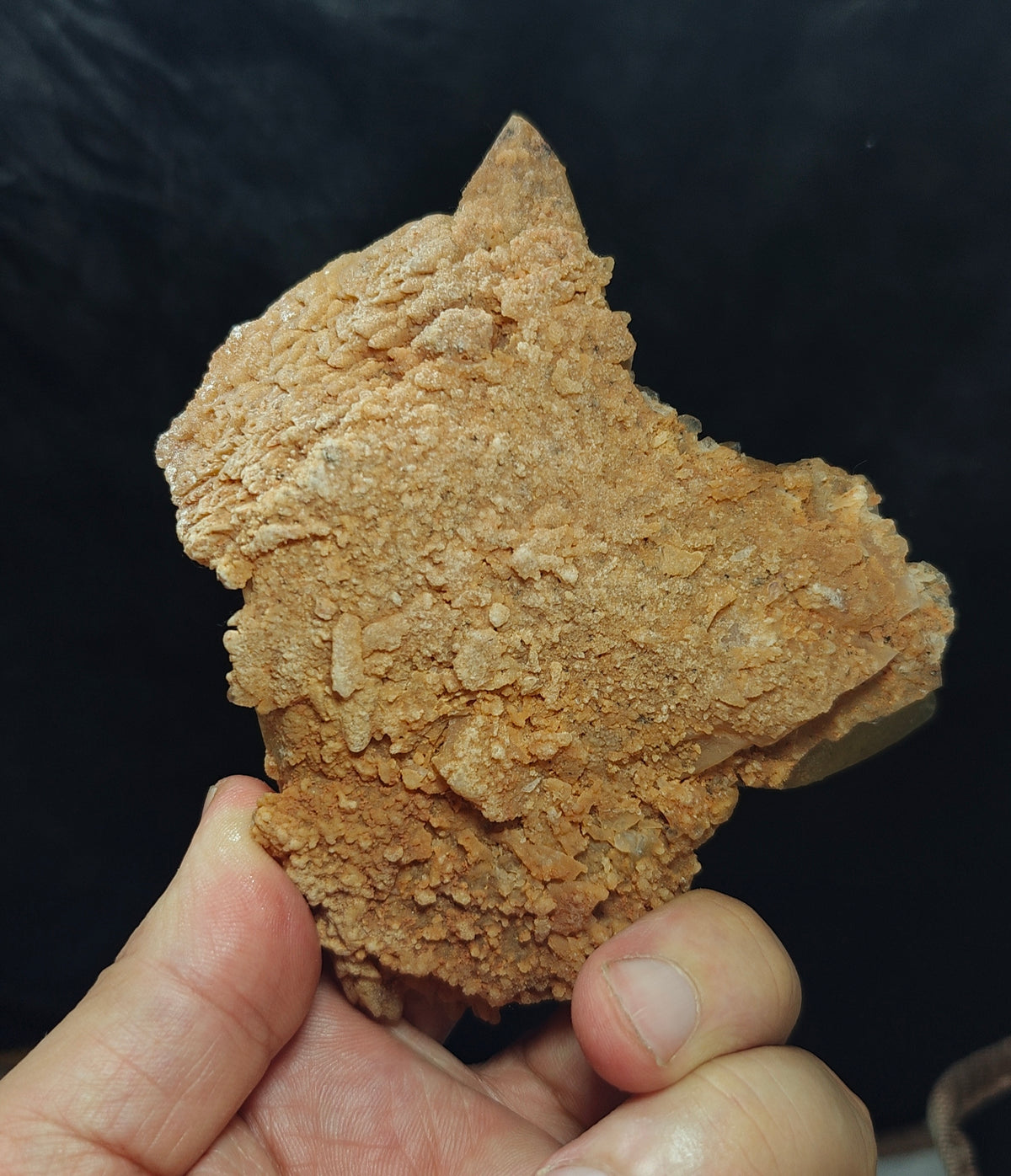 Natural Dogtooth calcite cluster beautiful terminations 415 grams