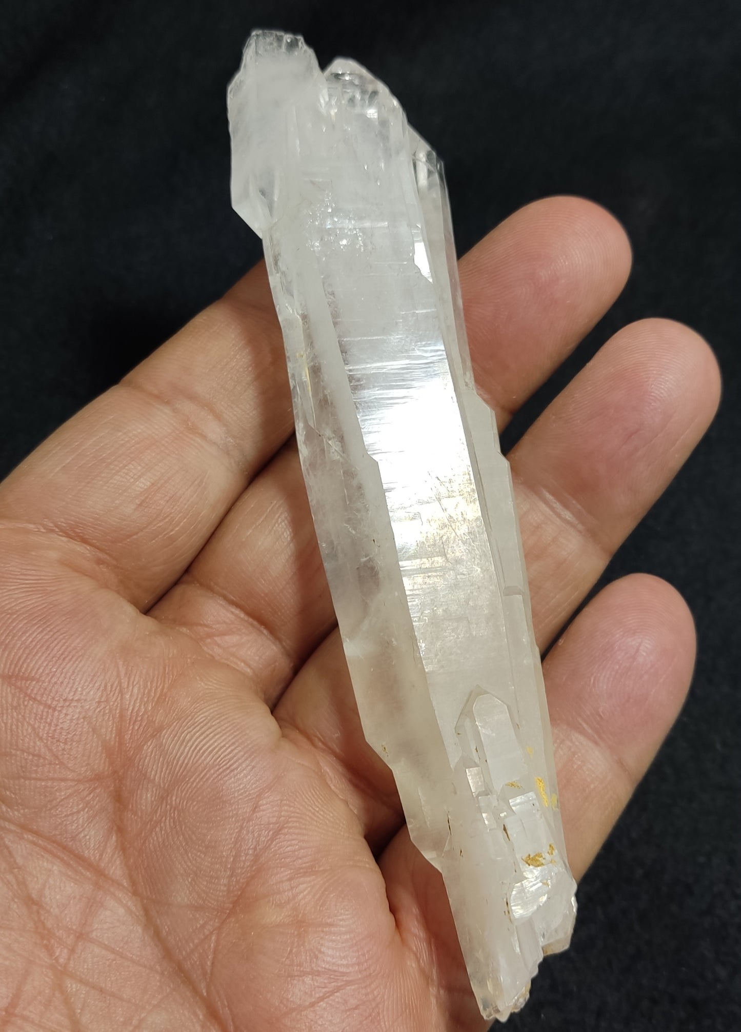 Natural faden quartz crystal twin formations 69 grams