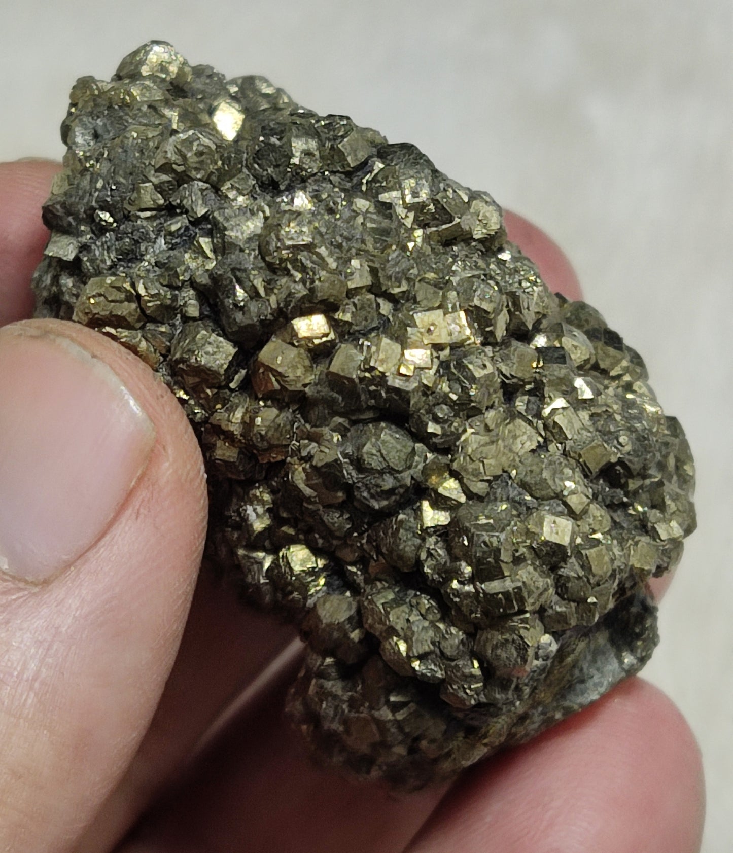 Pyrite marcasite specimen 123 grams