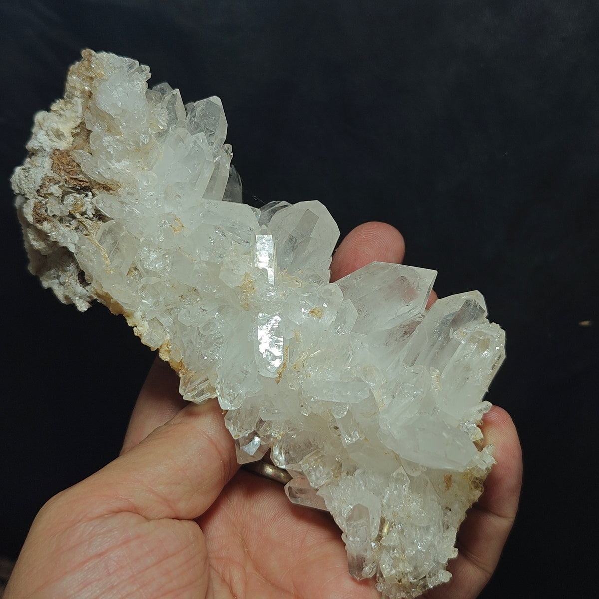 Natural Faden Quartz Cluster 400 grams