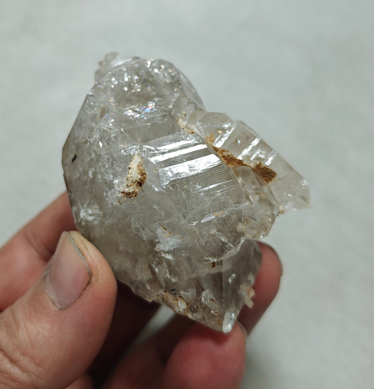 Double terminated skeletal quartz crystal 145 grams