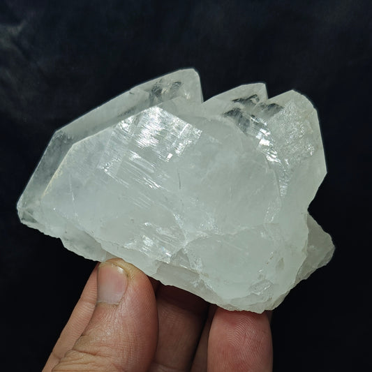 Natural faden quartz crystal 249 grams