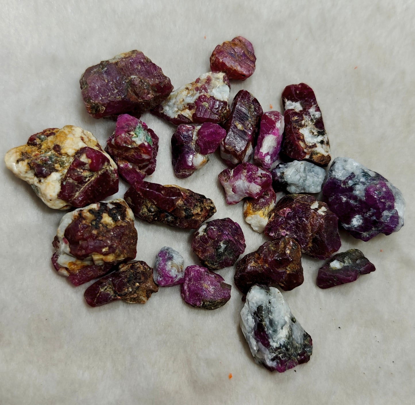 Ruby Crystals lot 119g