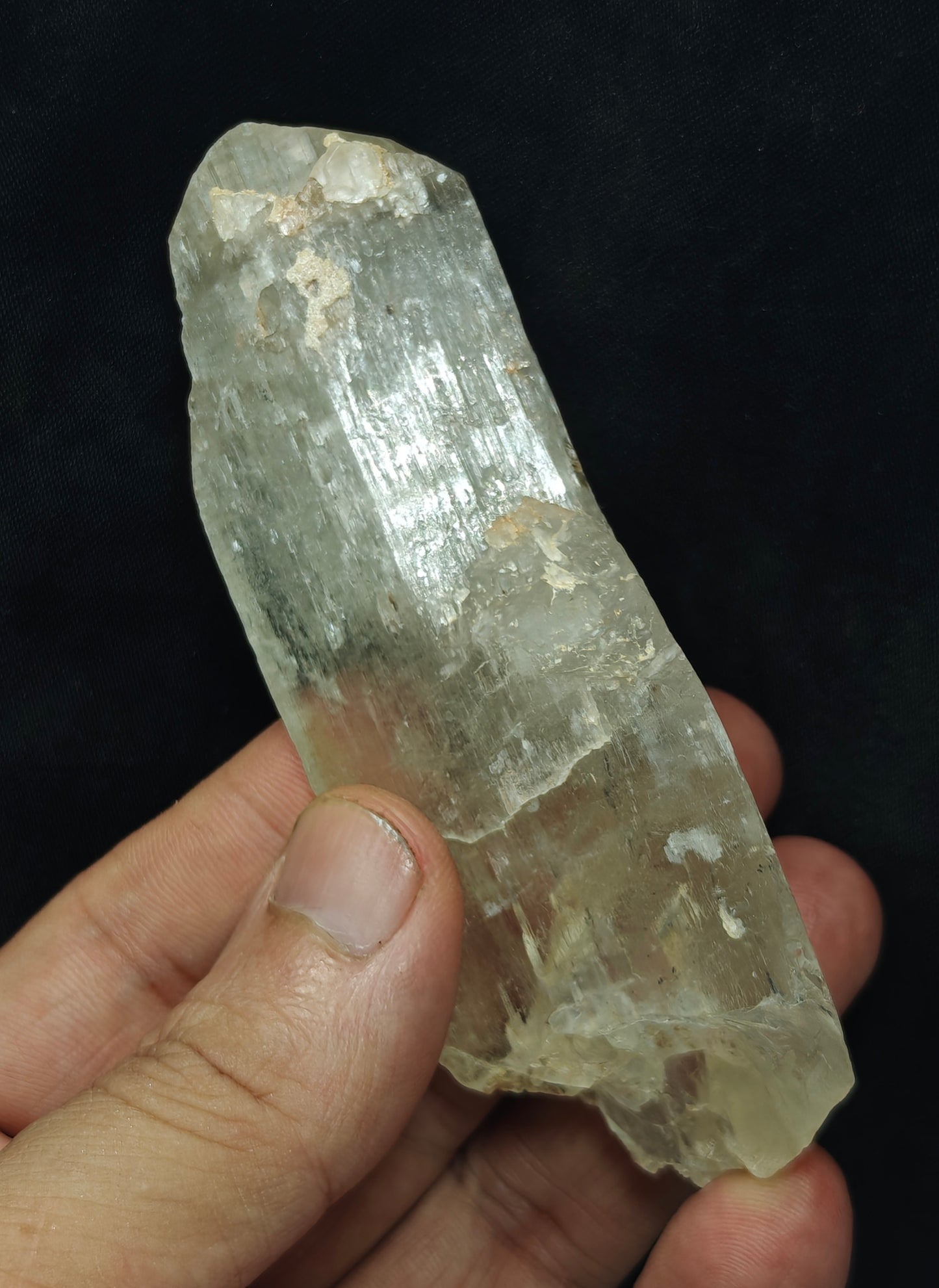 Natural spodumene crystal 167 grams