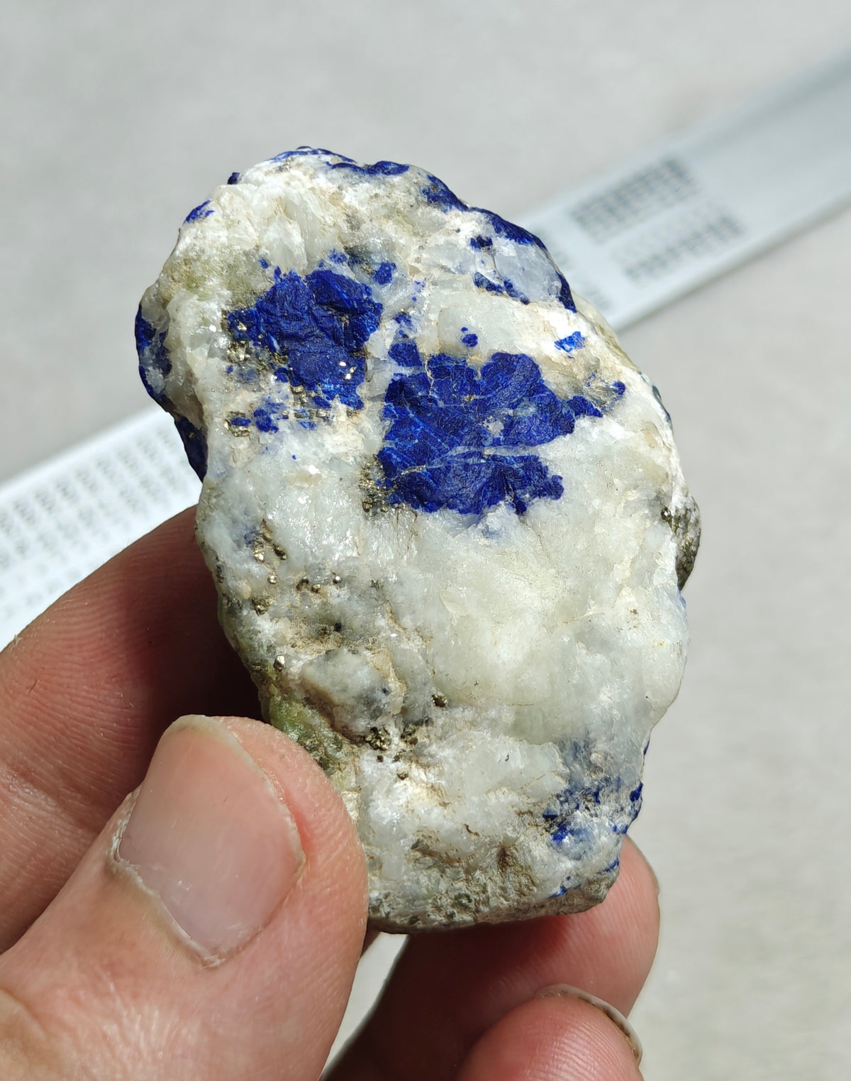 Lazurite in matrix with pyrite 99 grams