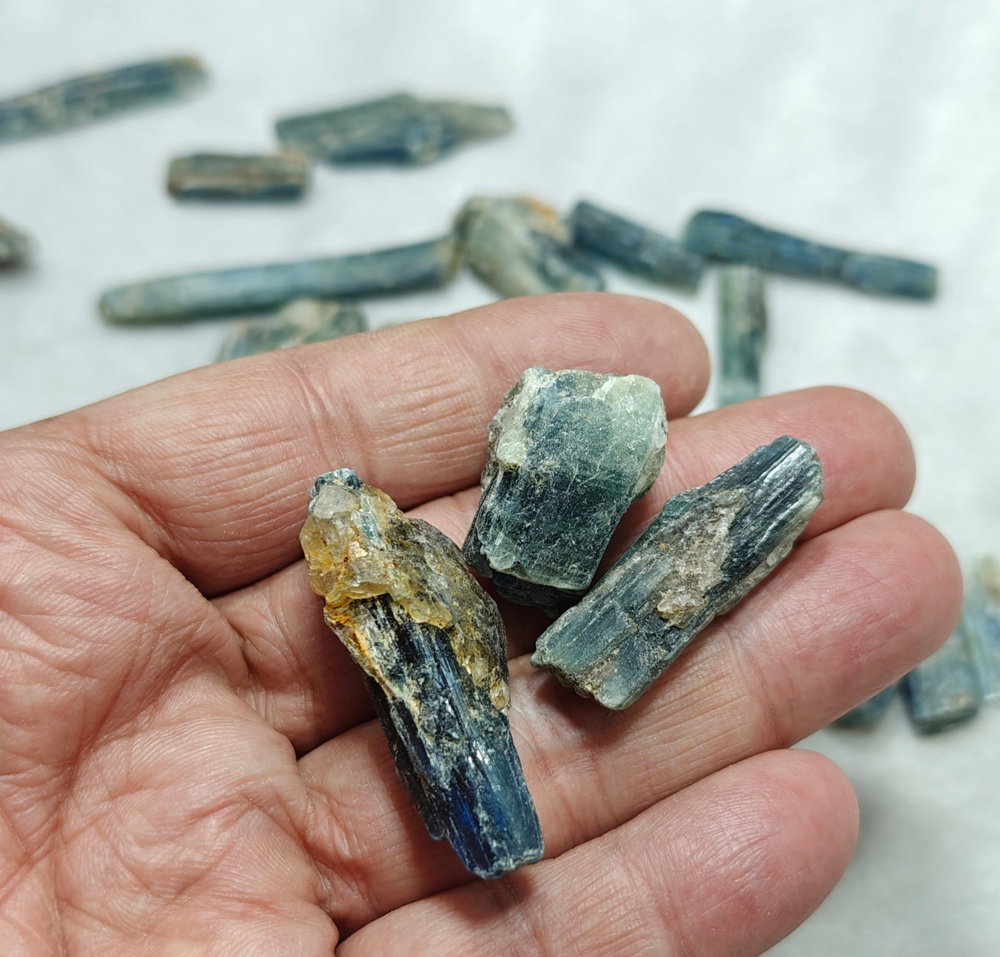 Natural kyanite crystals collection 150 grams