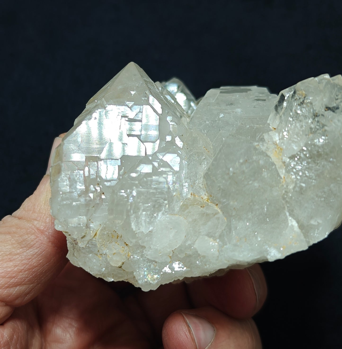 Very unique Elestial Quartz Crystal 425 grams