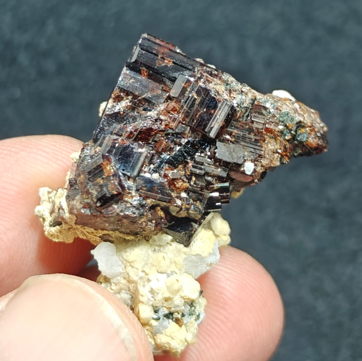 Natural dark brown Vesuvianite 15 grams