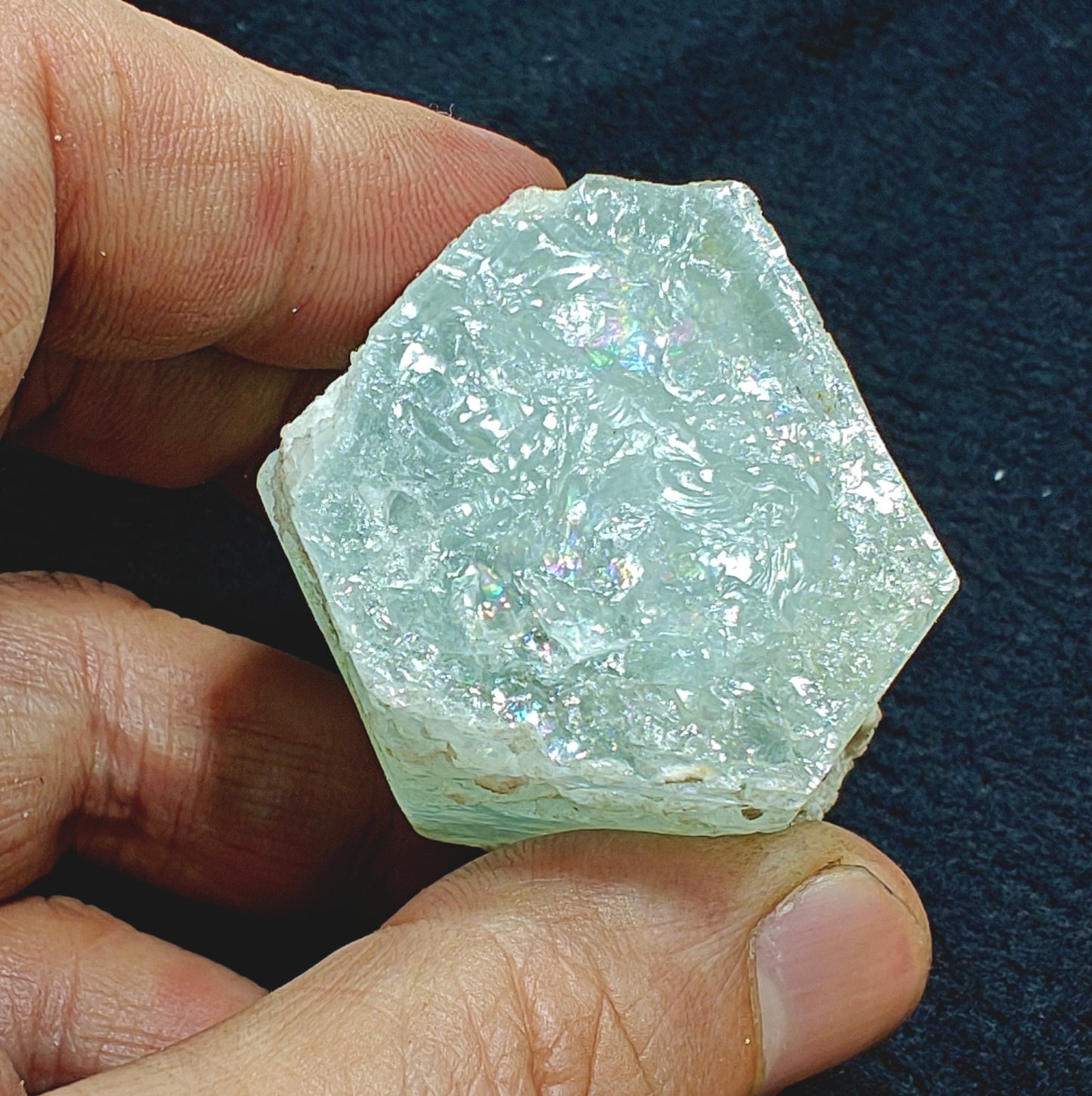 Natural aquamarine crystal 90 grams