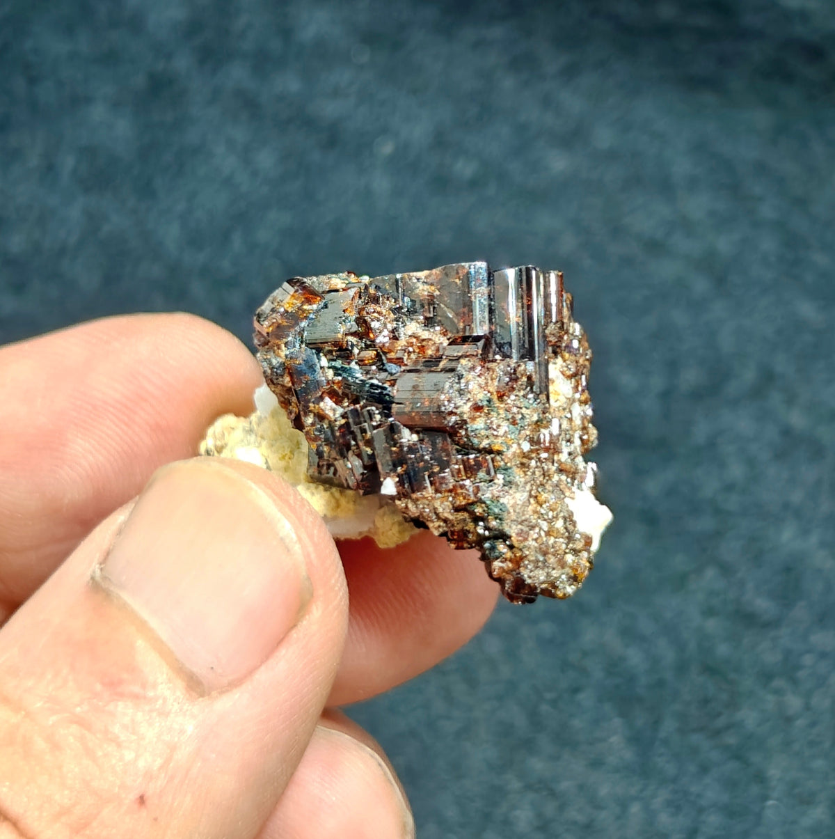Natural dark brown Vesuvianite 15 grams