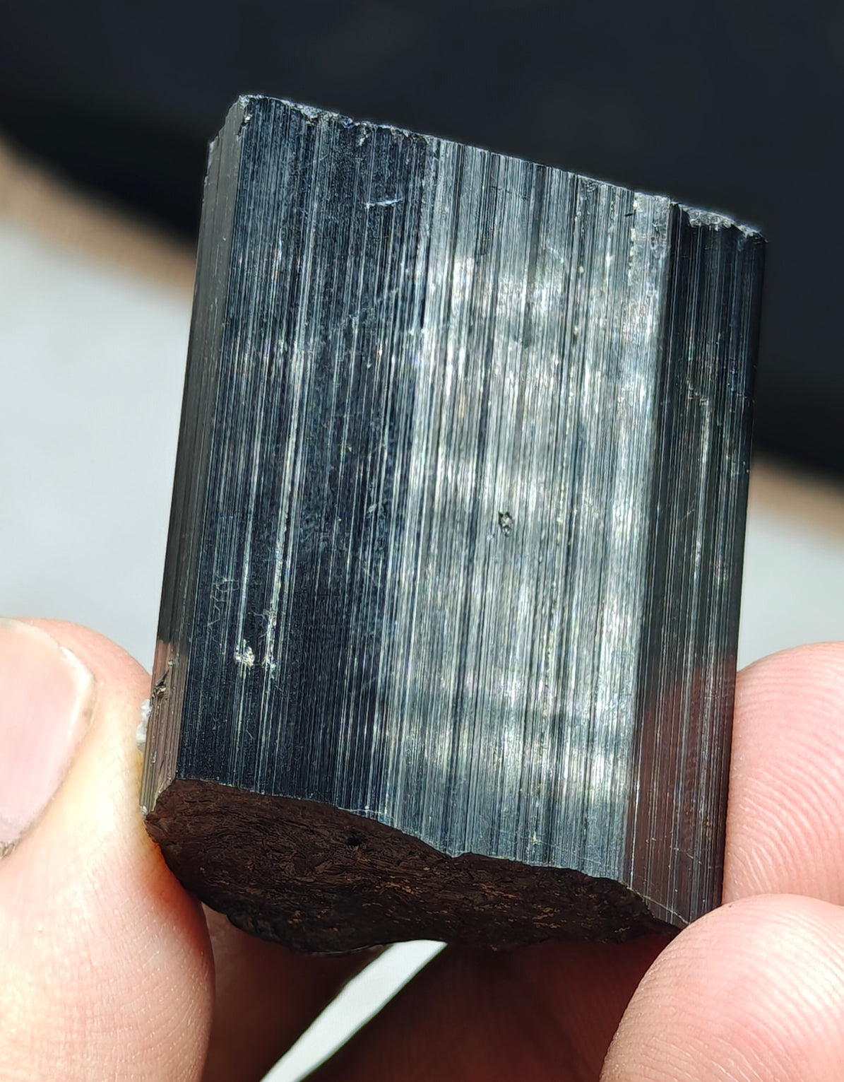 An Amazing terminated Natural schorl crystal 69 grams
