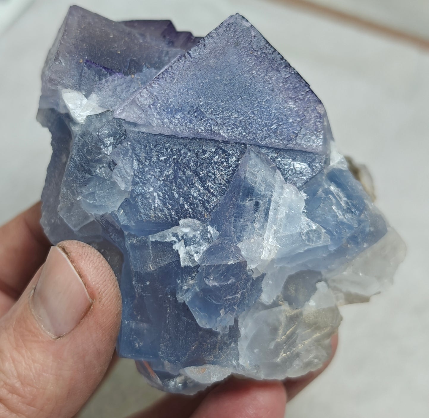 Purple and Blue Fluorite 420 grams