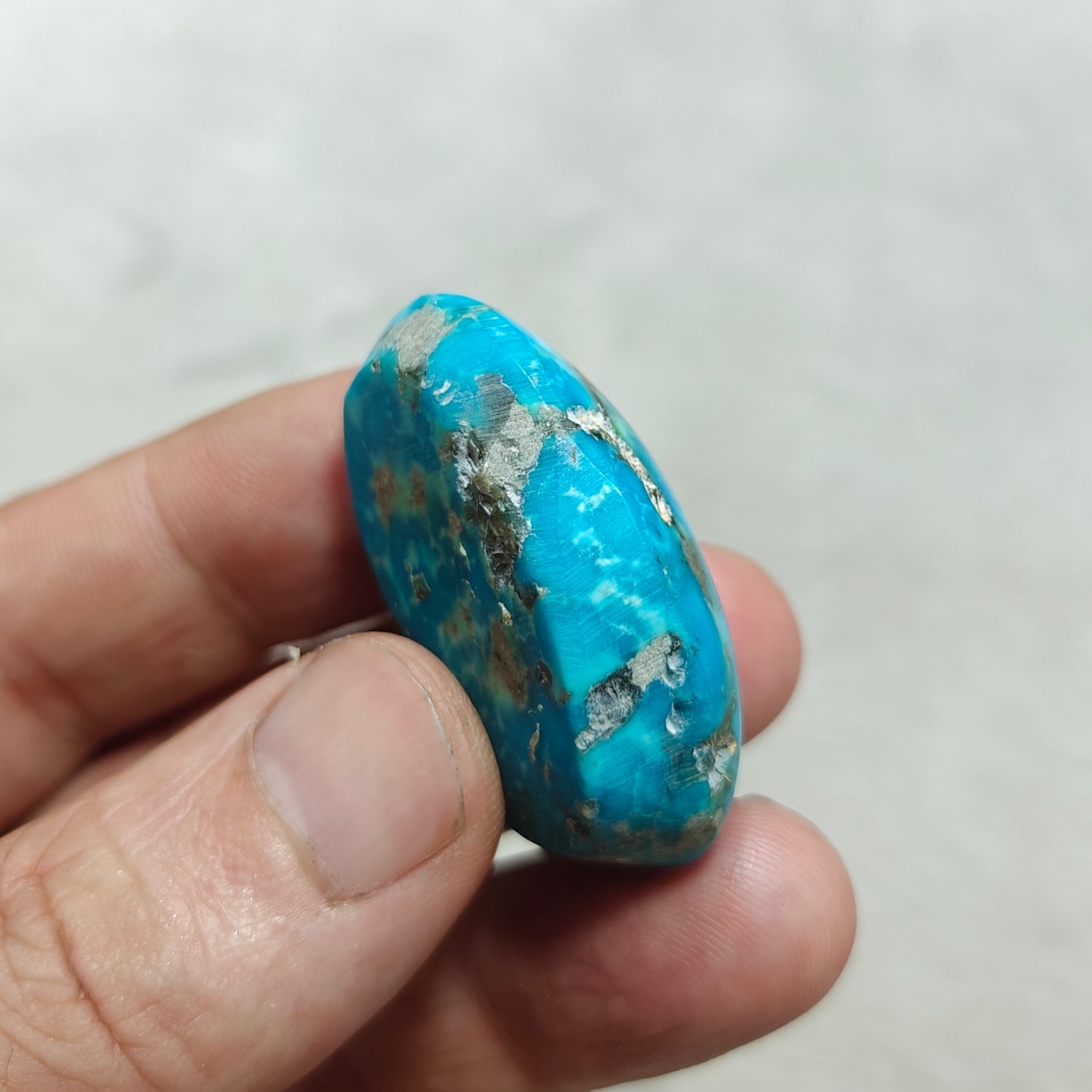 natural stabilized turquoise cabochon 26 grams