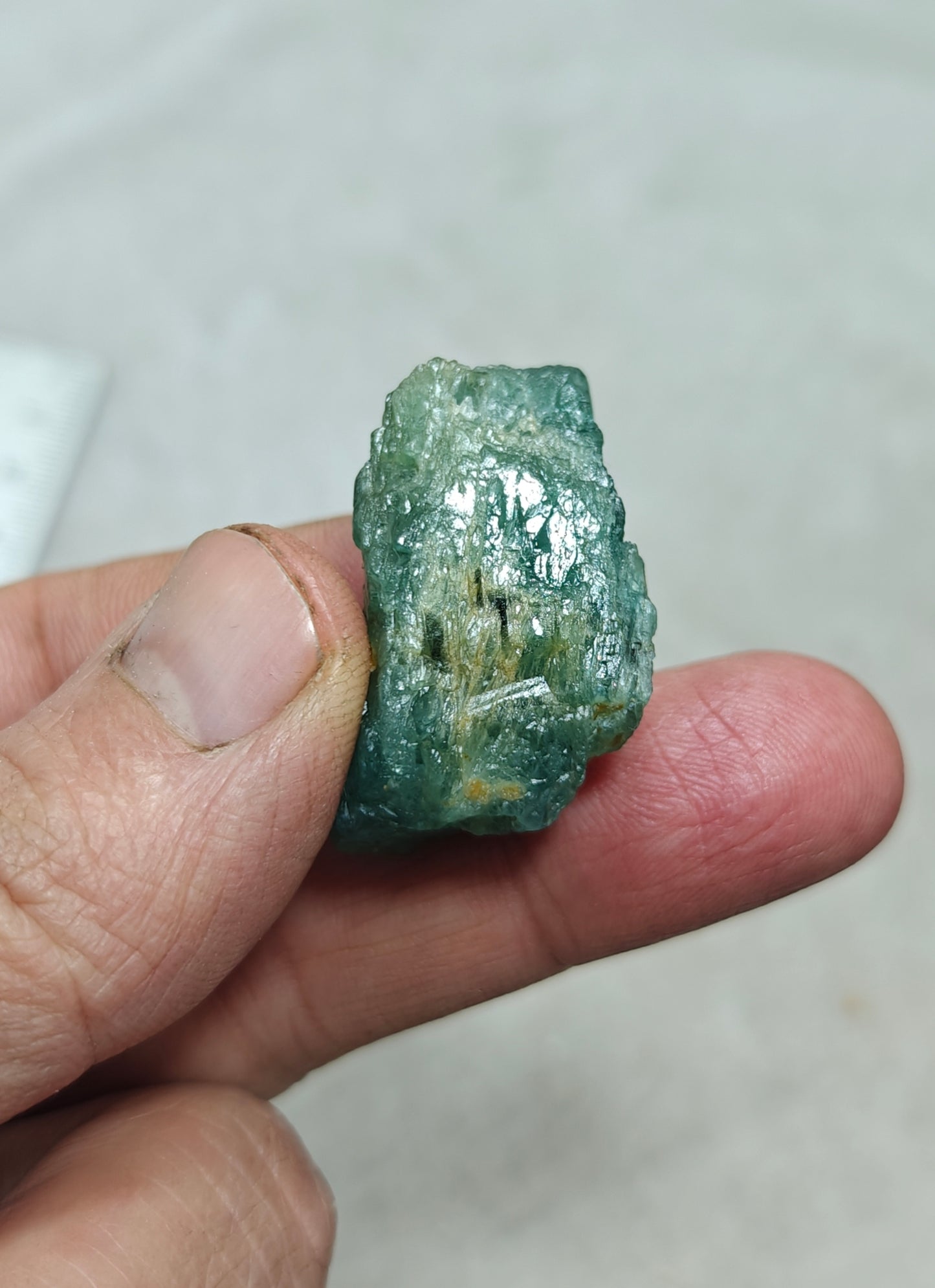 Single beautiful natural rare Grandidierite rough piece 22 grams