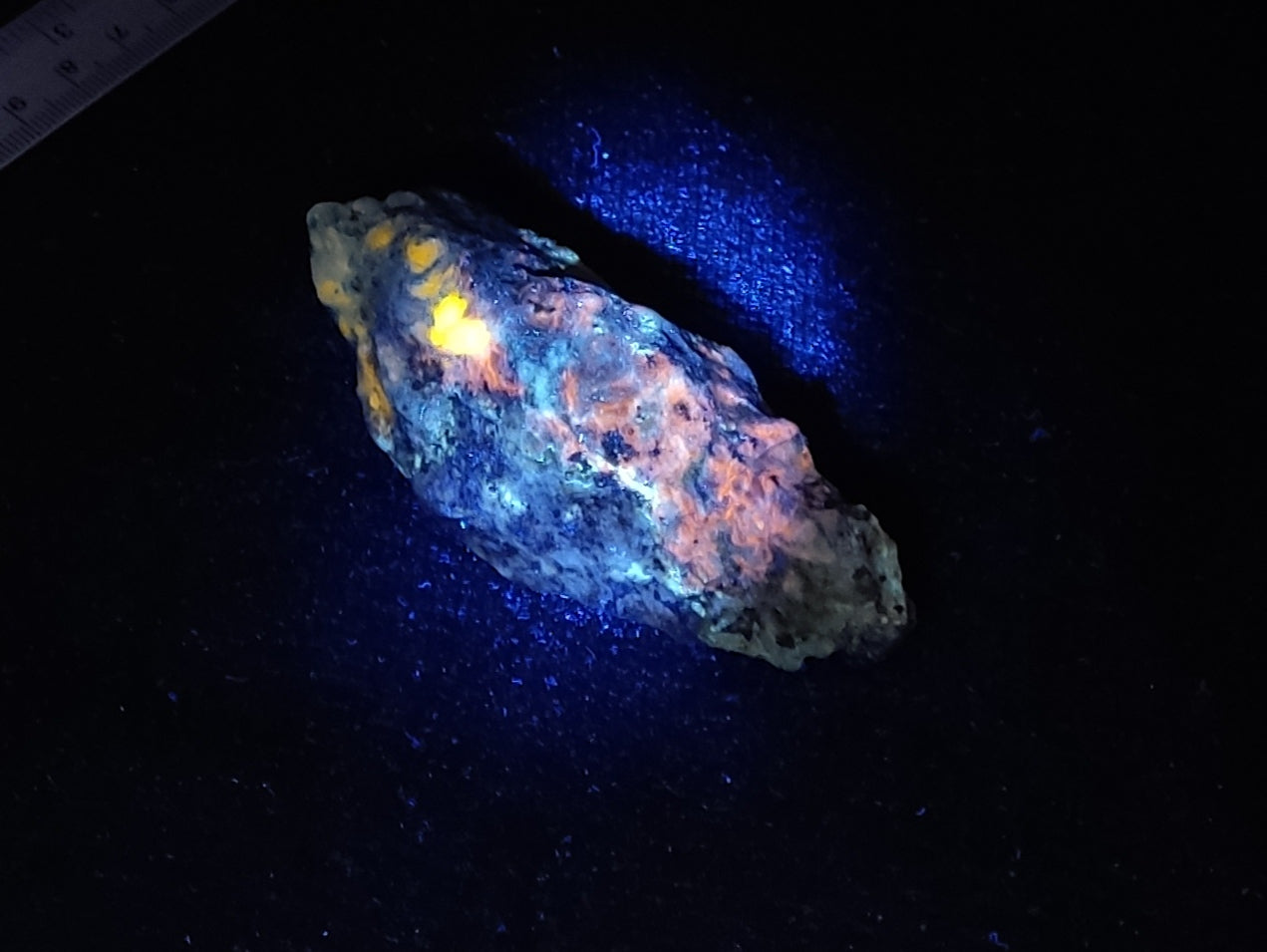 Lazurite/Sodalite with Pyrite Partly Fluorescent 152 grams