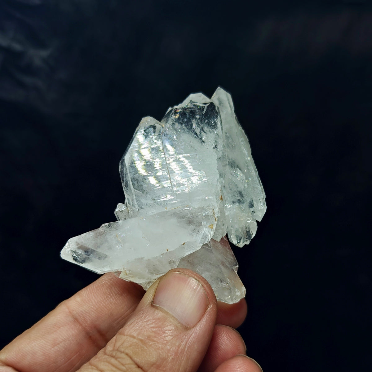Natural Faden Quartz Crystal 59 grams