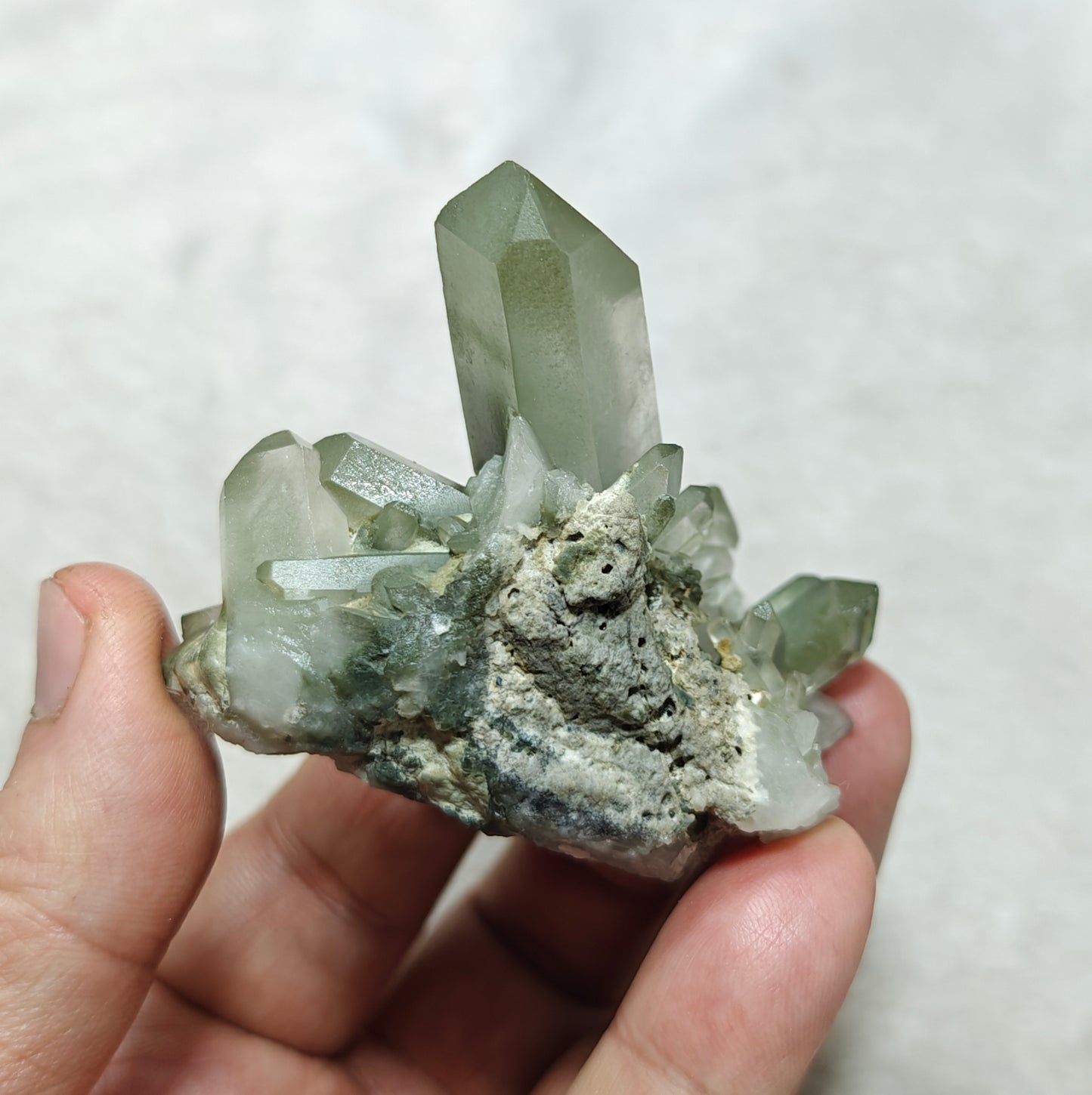 Natural Chlorite Quartz 102 grams