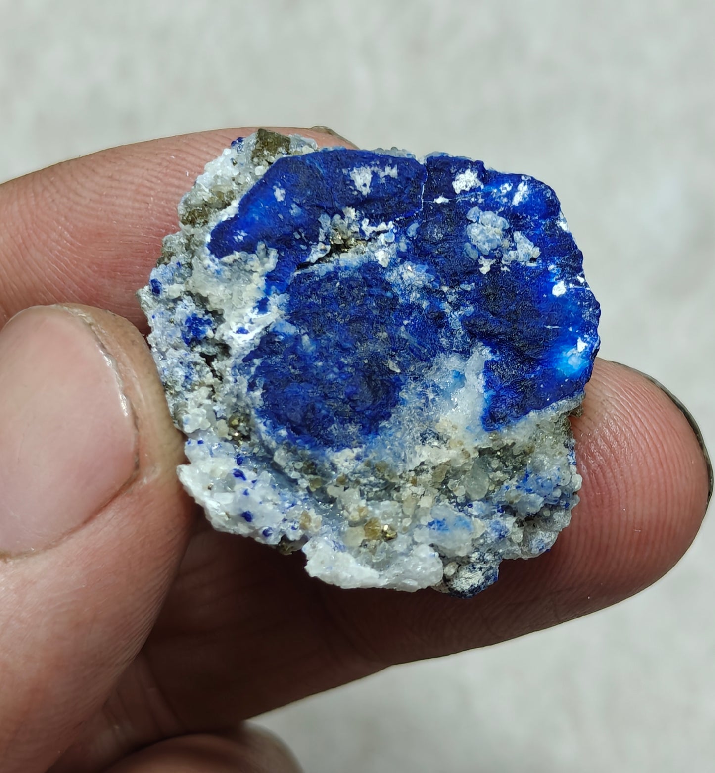 Lazurite Afghanite specimen on matrix 11 grams