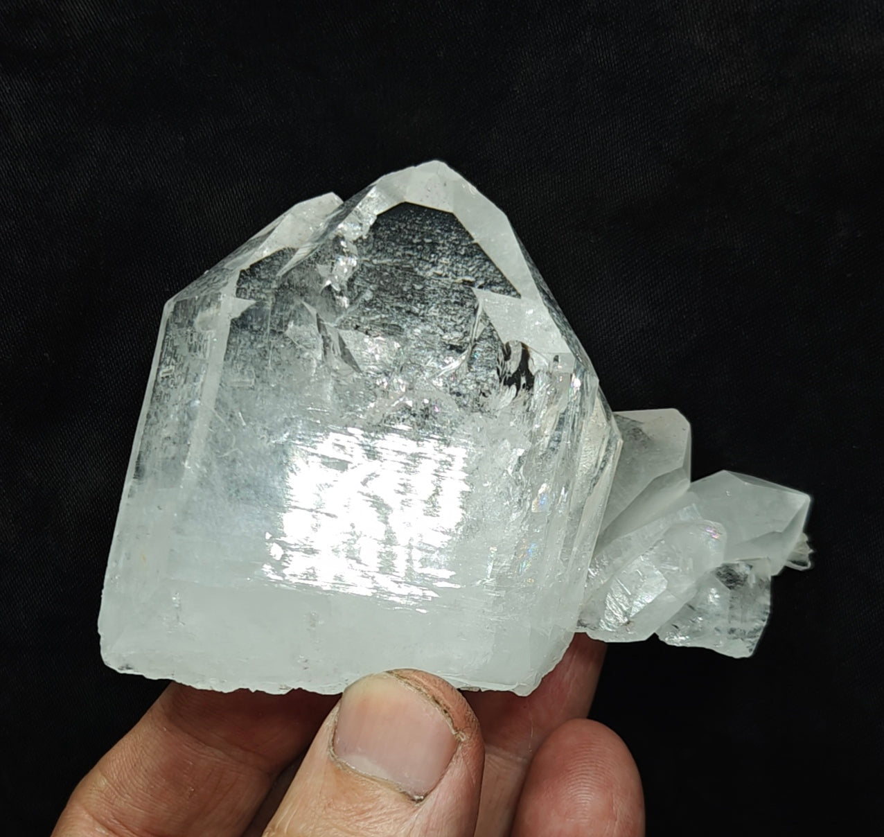 Natural quartz crystals cluster combined together 194 grams