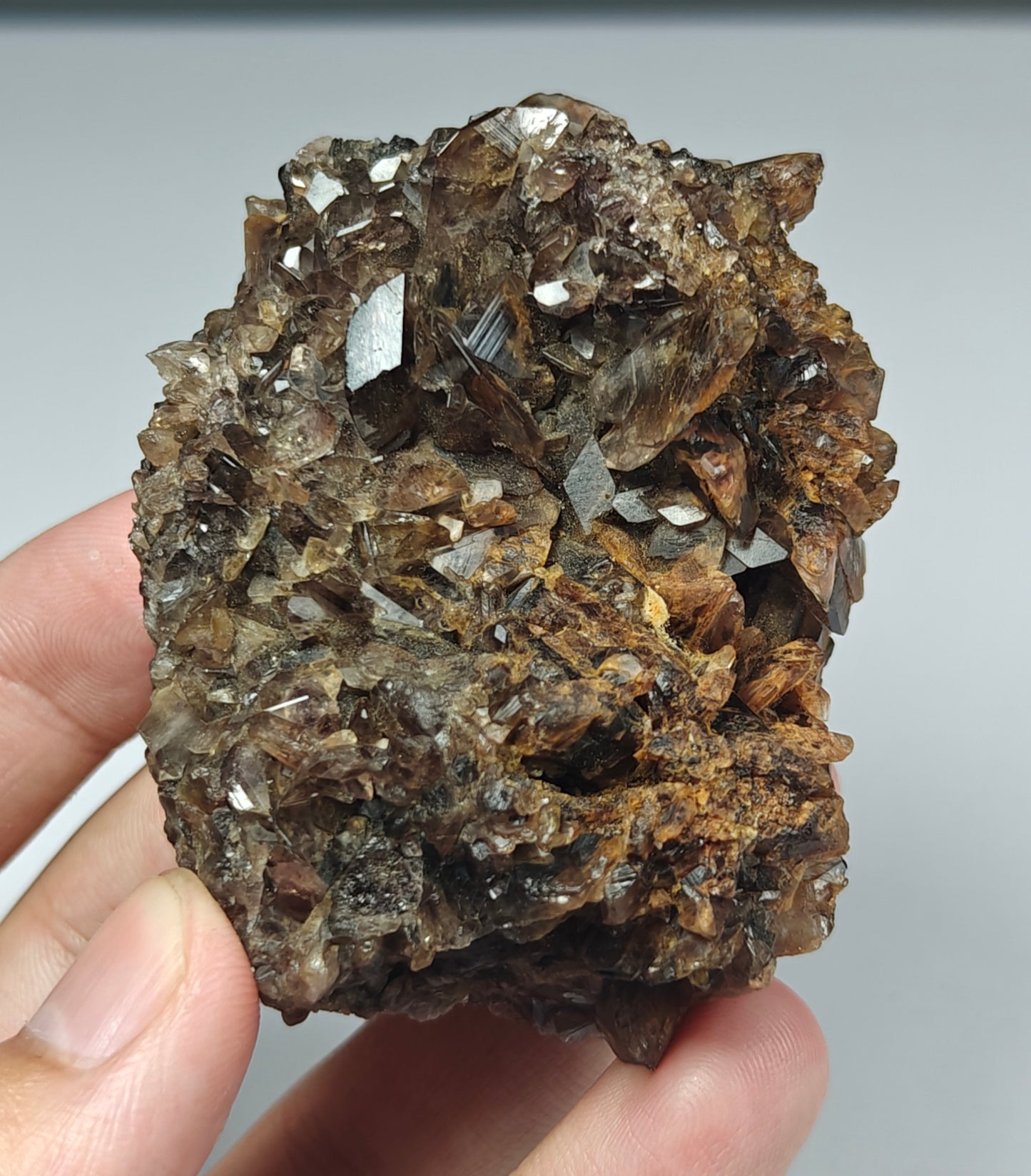 Natural axinite cluster 168 grams