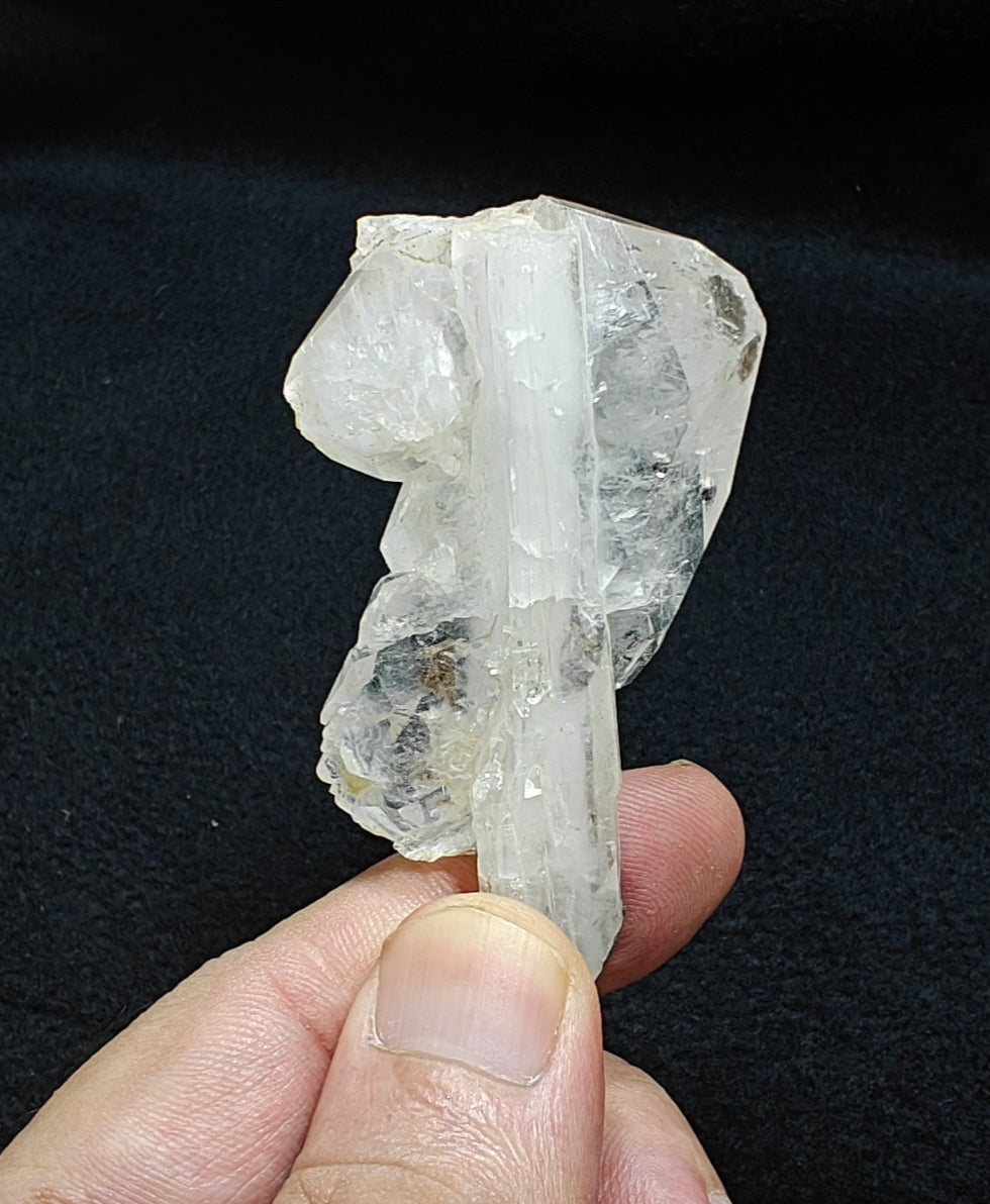 Natural Faden Quartz crystal specimen 48 grams