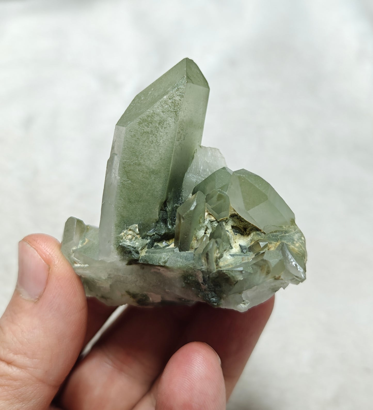 Natural Chlorite Quartz 102 grams