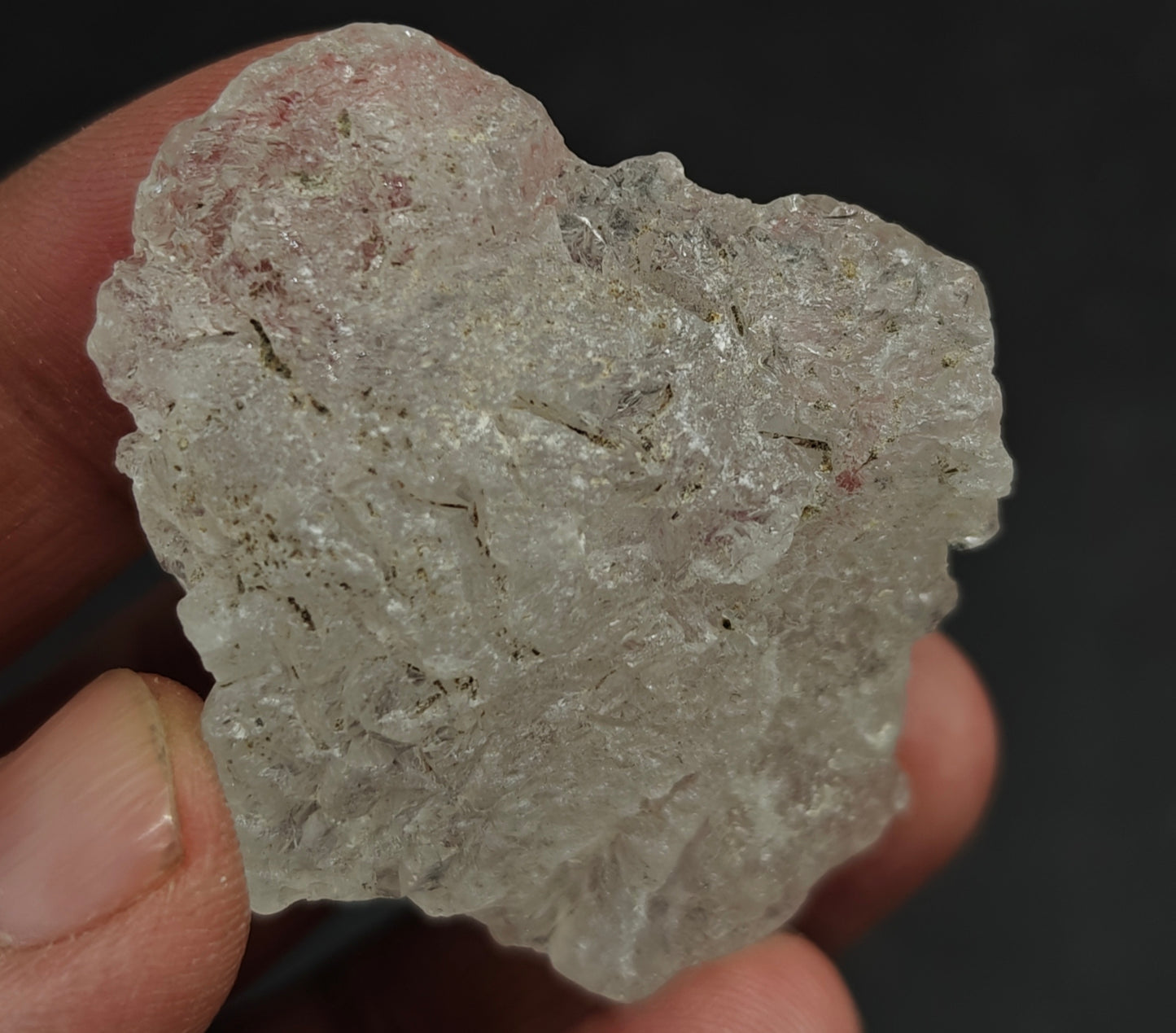 Natural etched pollucite 46 grams