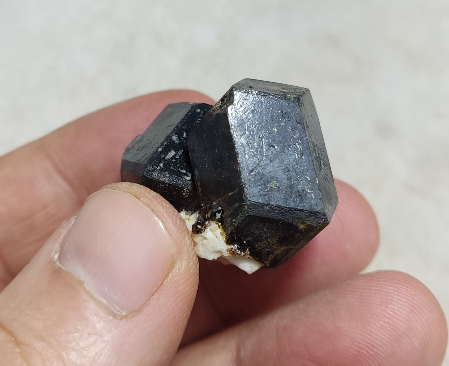 Natural Twin Andradite Garnets Specimen 36 grams