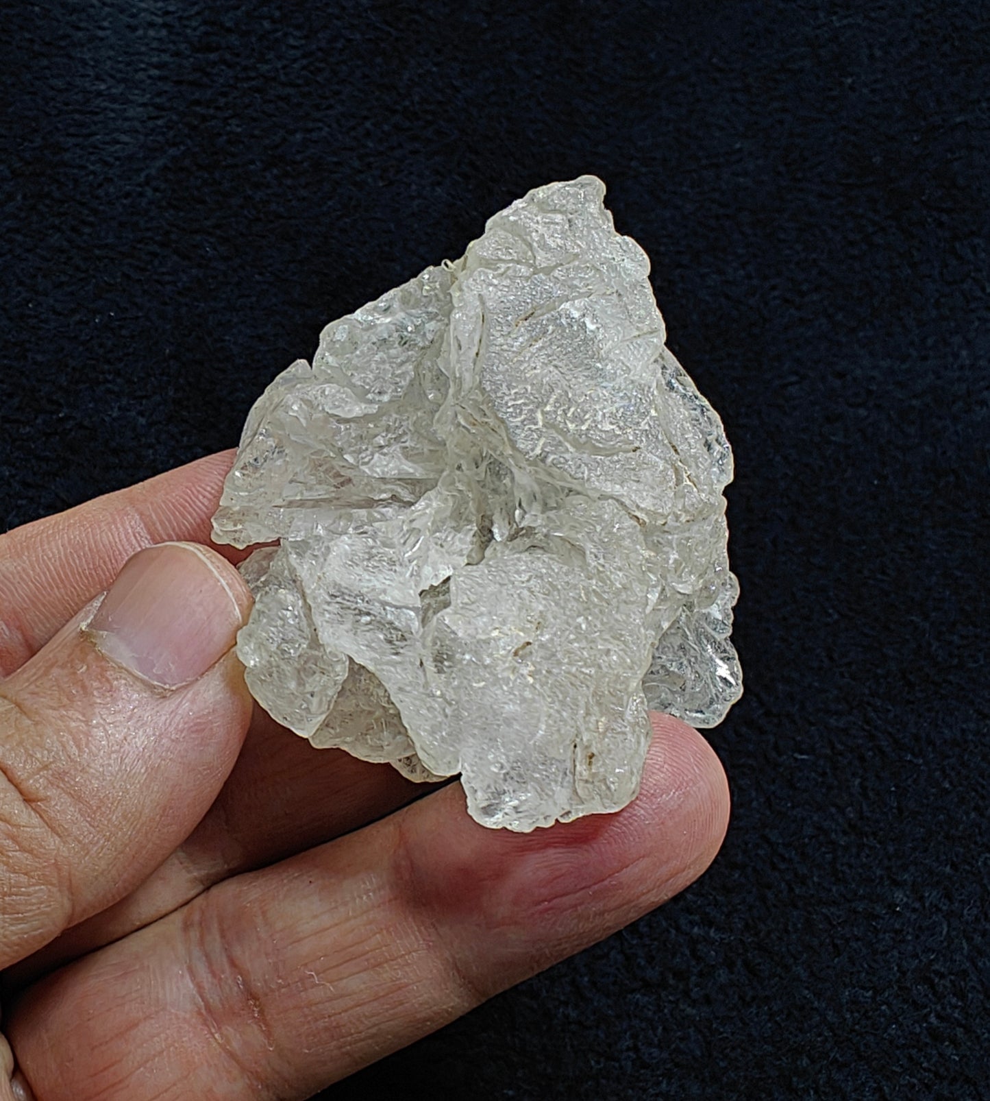 Natural etched pollucite 64 grams