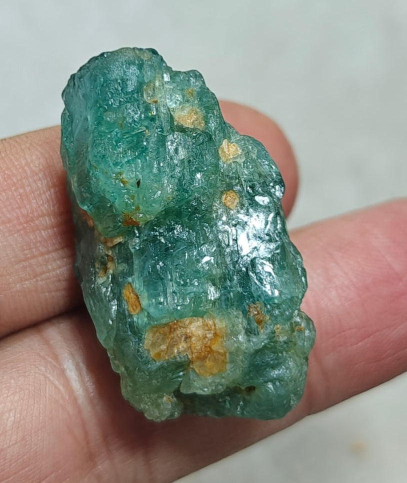 Single beautiful natural rare Grandidierite rough piece 22 grams