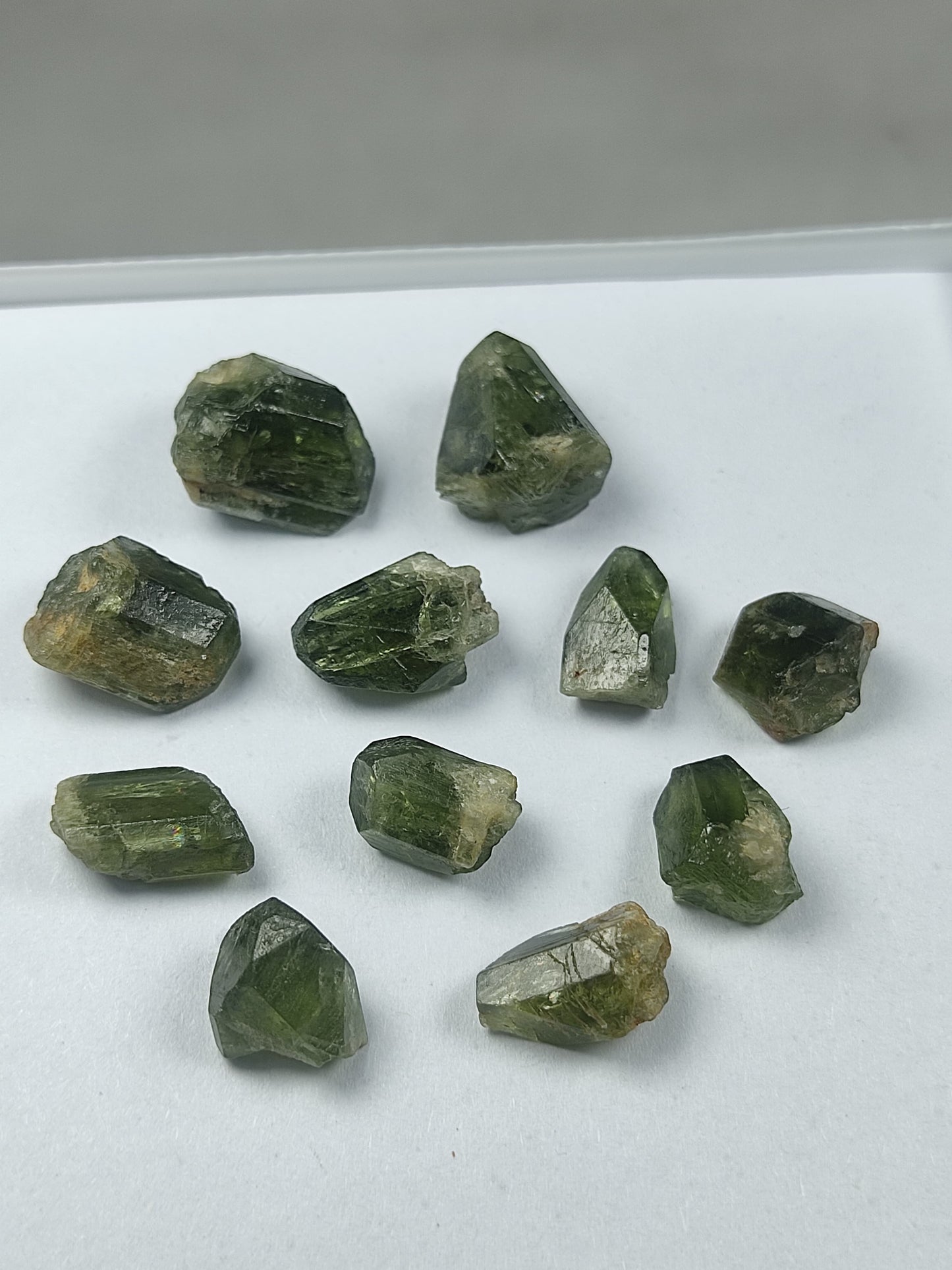 Small collection of diopside crystals 13 grams