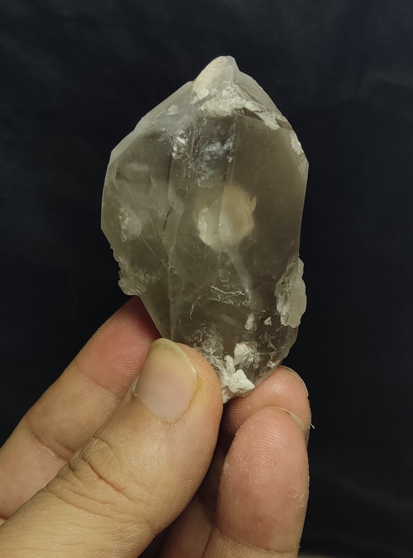 Natural Double Terminated Smoky Quartz Crystal 106 grams