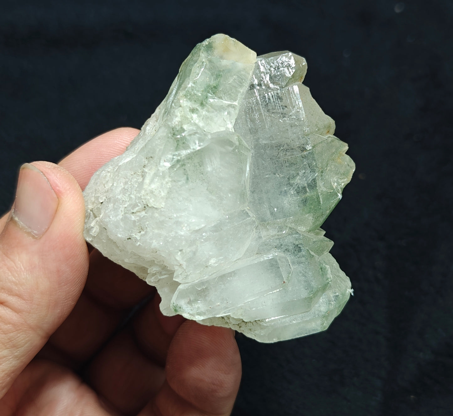 Natural terminated Chlorite Quartz 118 grams