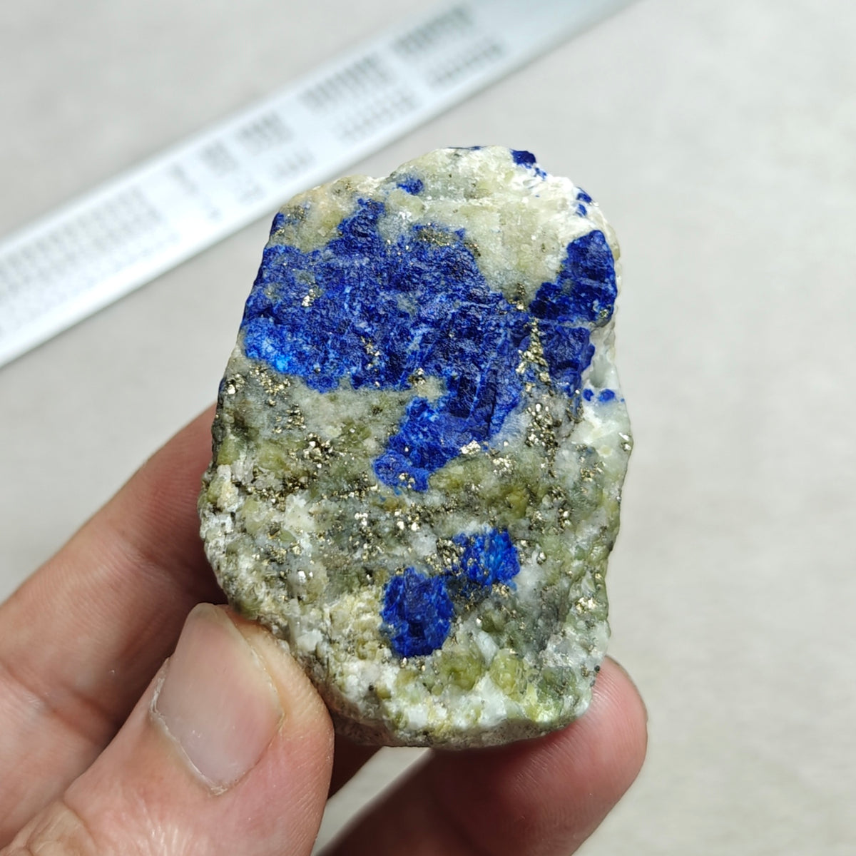 Lazurite in matrix with pyrite 99 grams