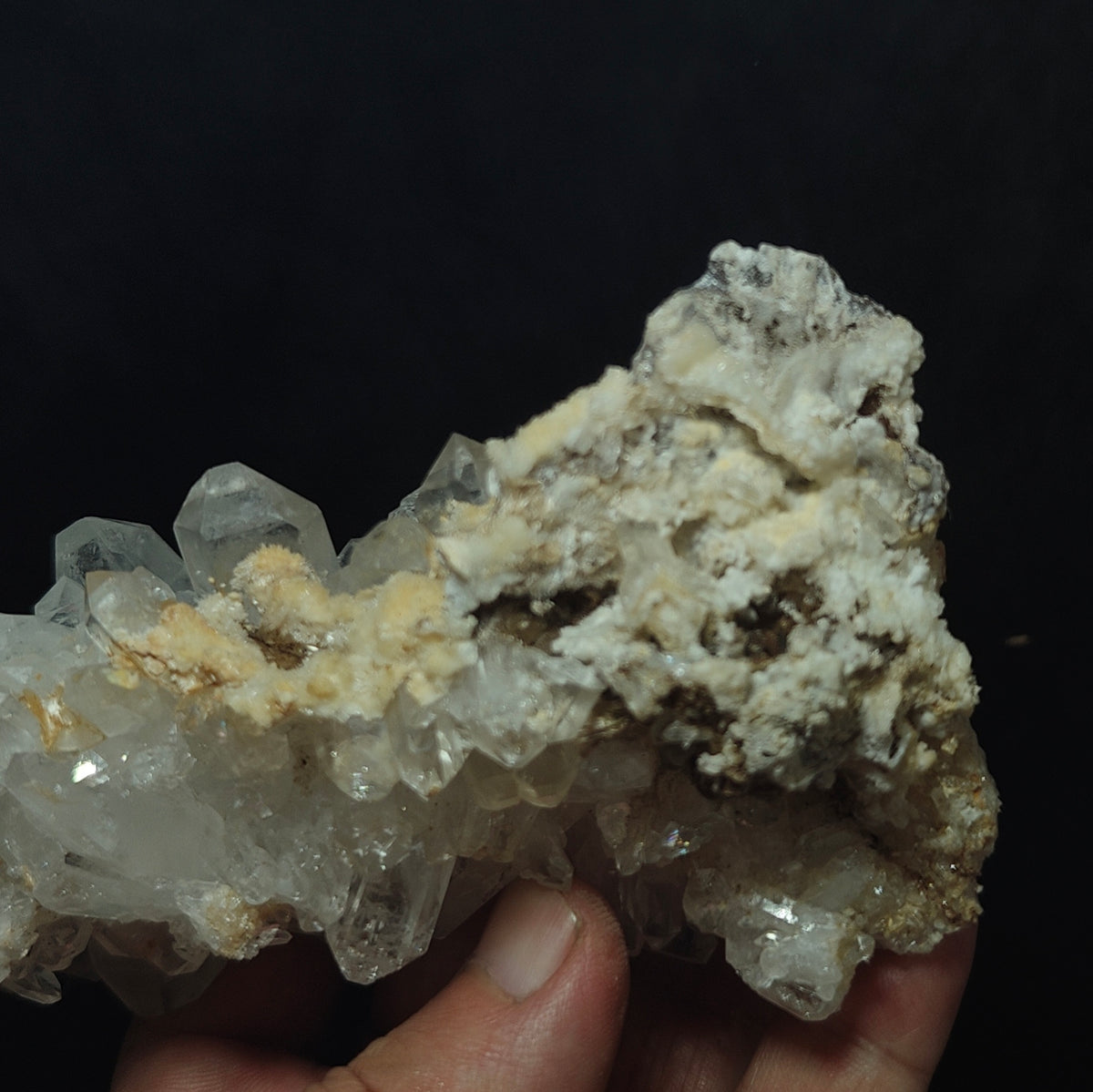 Natural Faden Quartz Cluster 400 grams