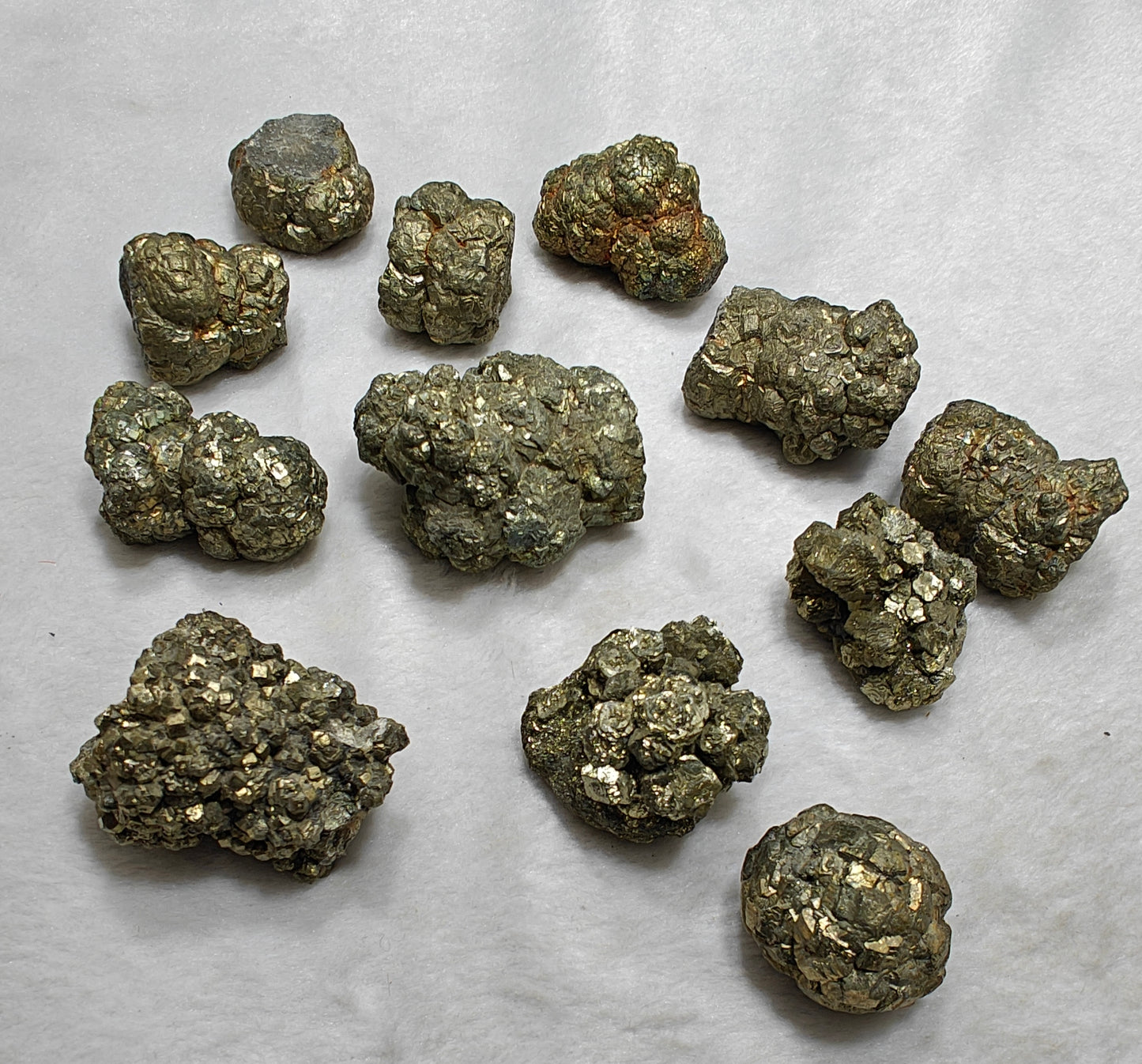 Pyrite marcasite collection 780 grams