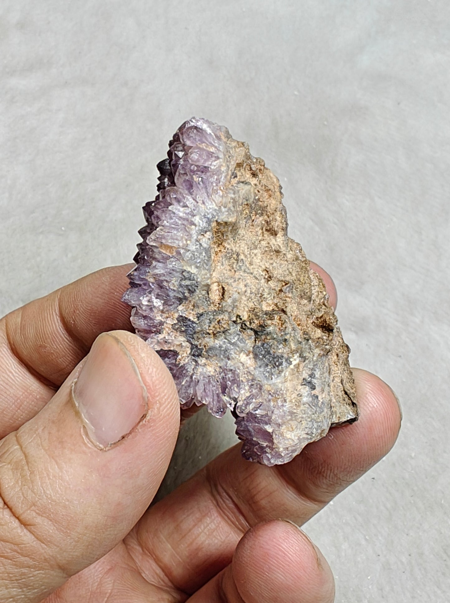Natural Drusy Amethyst Cluster 65 grams