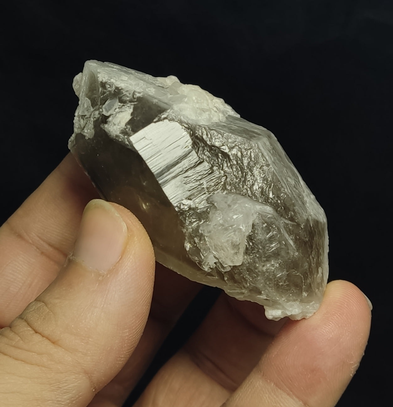 Natural Double Terminated Smoky Quartz Crystal 106 grams