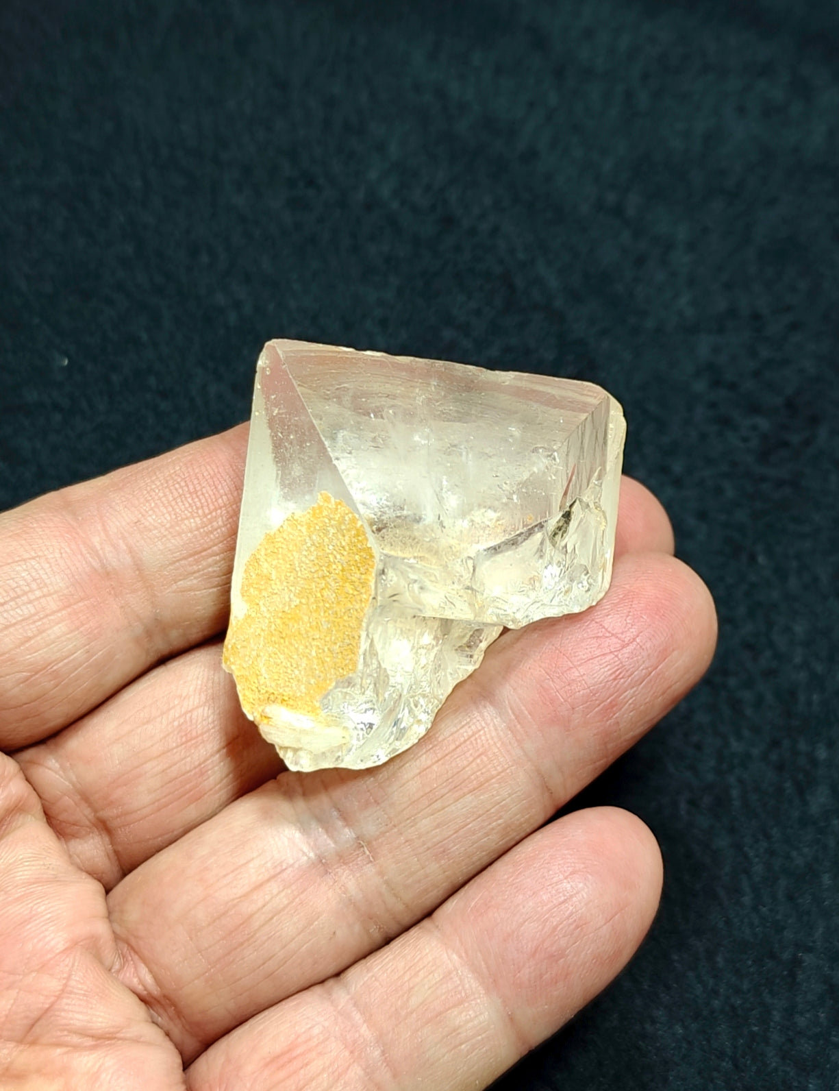 Single beautiful terminated Topaz crystal 53 grams