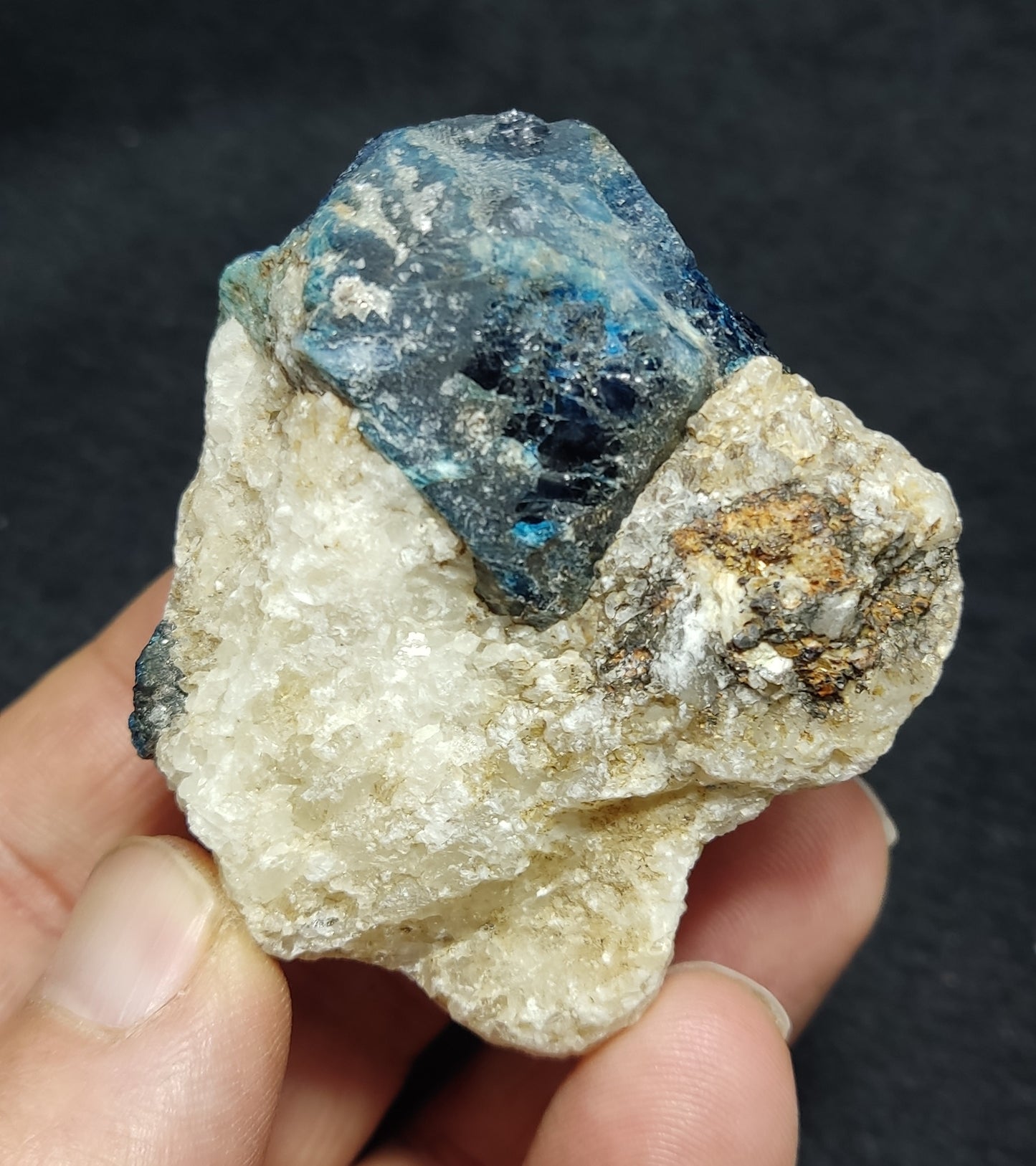 Lazurite/Sodalite/hauynite with Partly Fluorescent 99 grams