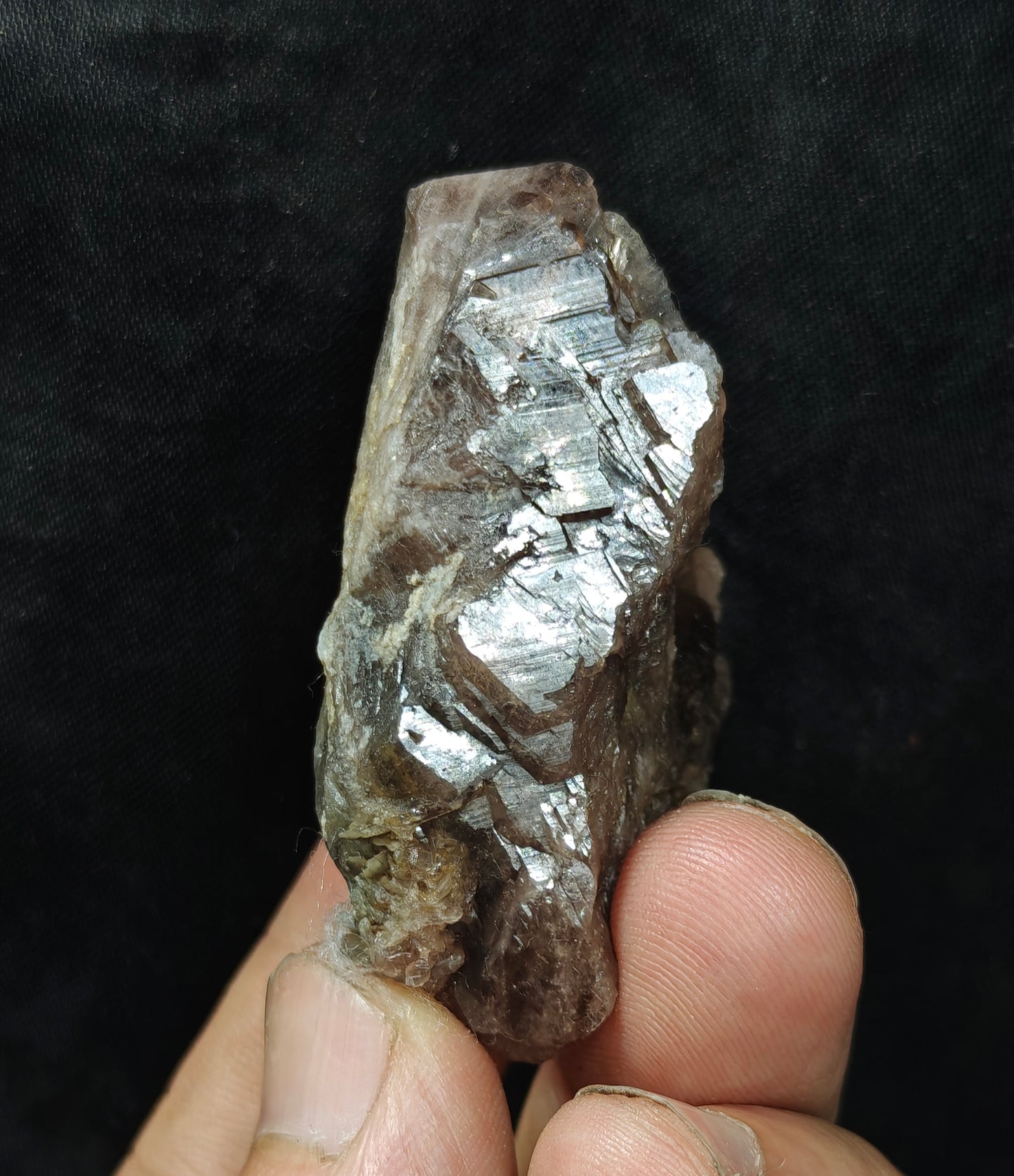 Axinite crystal cluster 38 grams