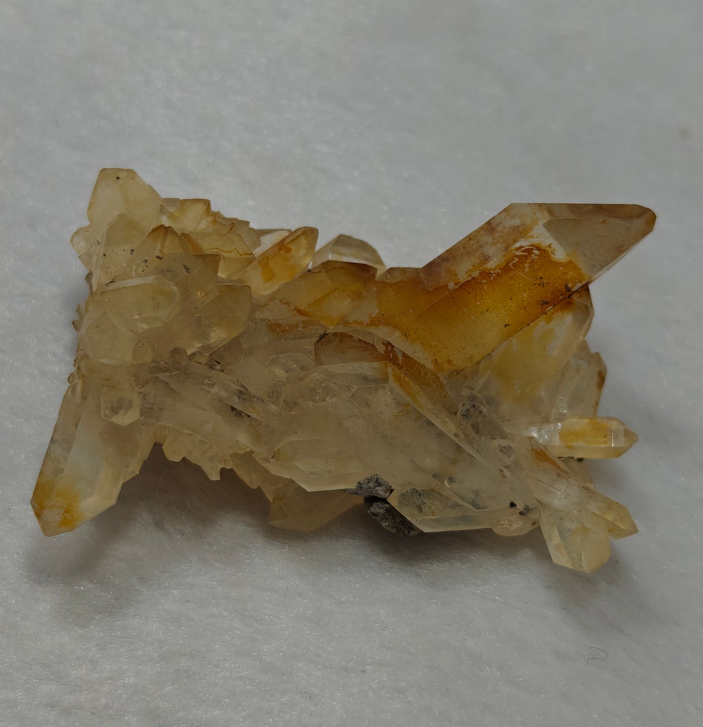 Natural iron included yellow faden quartz 26 grams